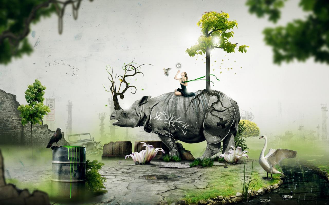 1280x800 Surrealism Wallpaper