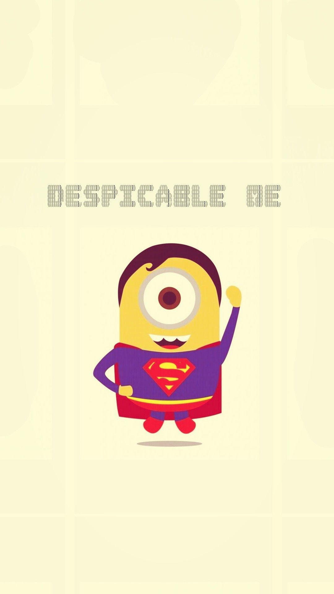 1080x1920 Halloween super man Despicable Me minion apple iphone 6 plus