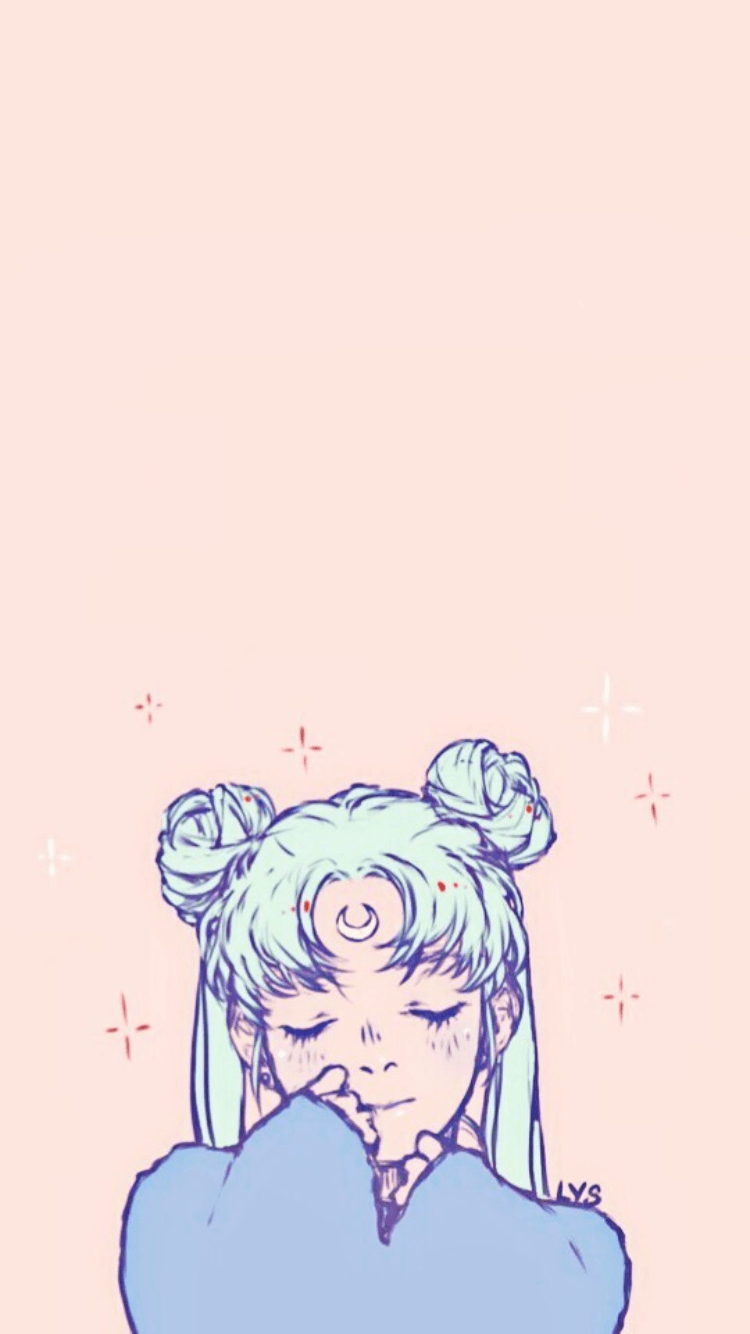 750x1334 Aesthetic Sailor Moon Wallpaper .