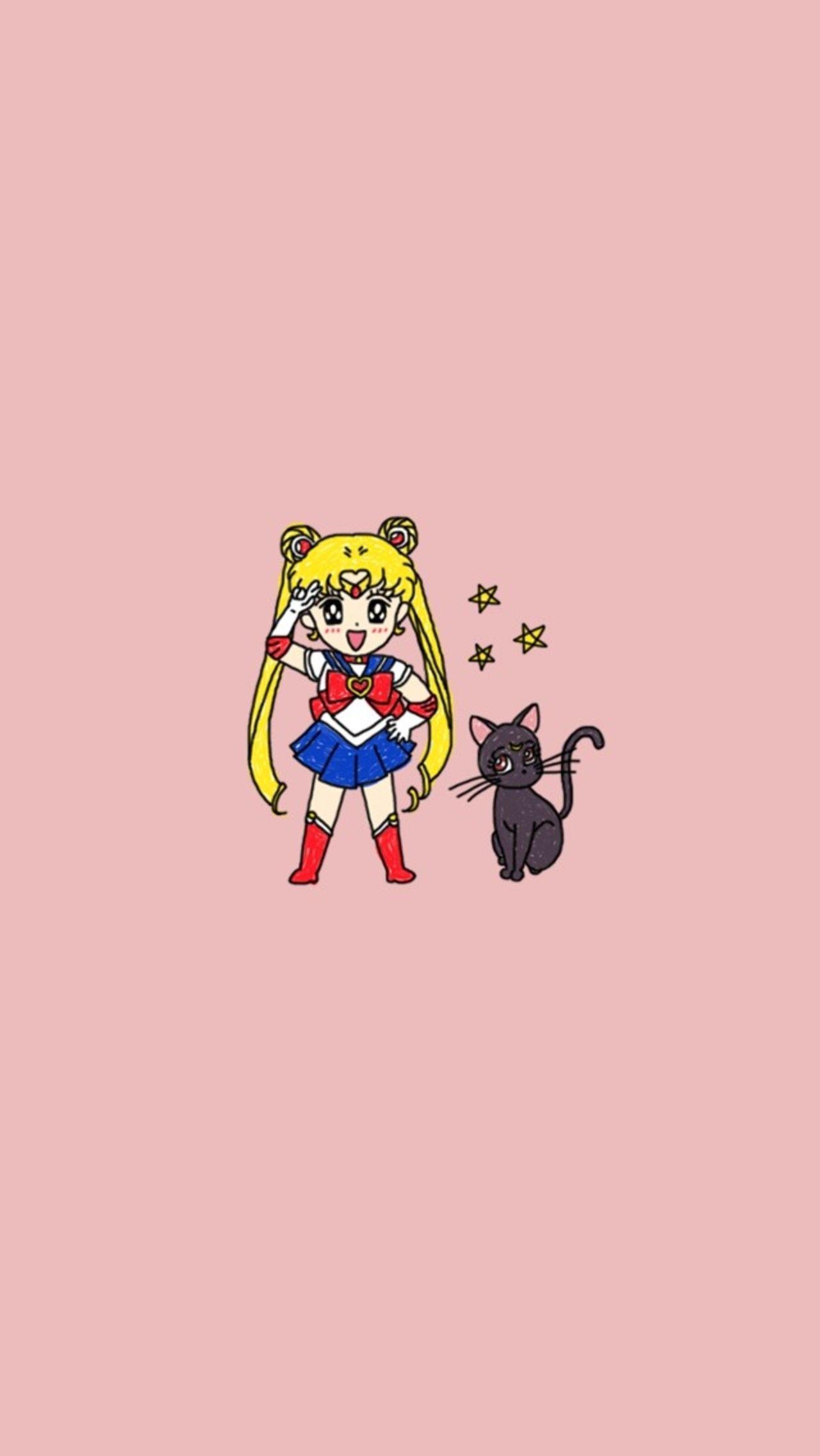 1280x2272 iPhone Aesthetic Lockscreen Sailor Moon Wallpaper. ipcwallpaper. Sailor moon wallpaper, Sailor moon, Sailor moon background