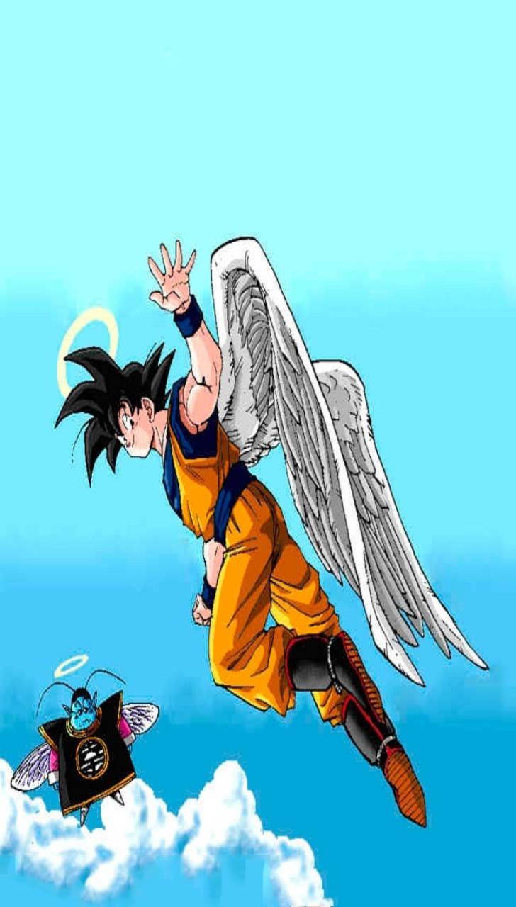 728x1280 Goku Angel wallpaper