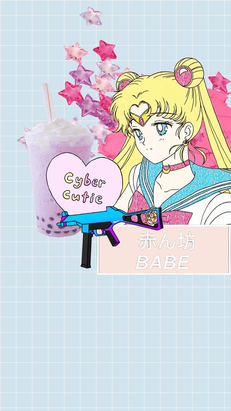 750x1334 Sailor Moon Aesthetic iPhone Wallpaper .