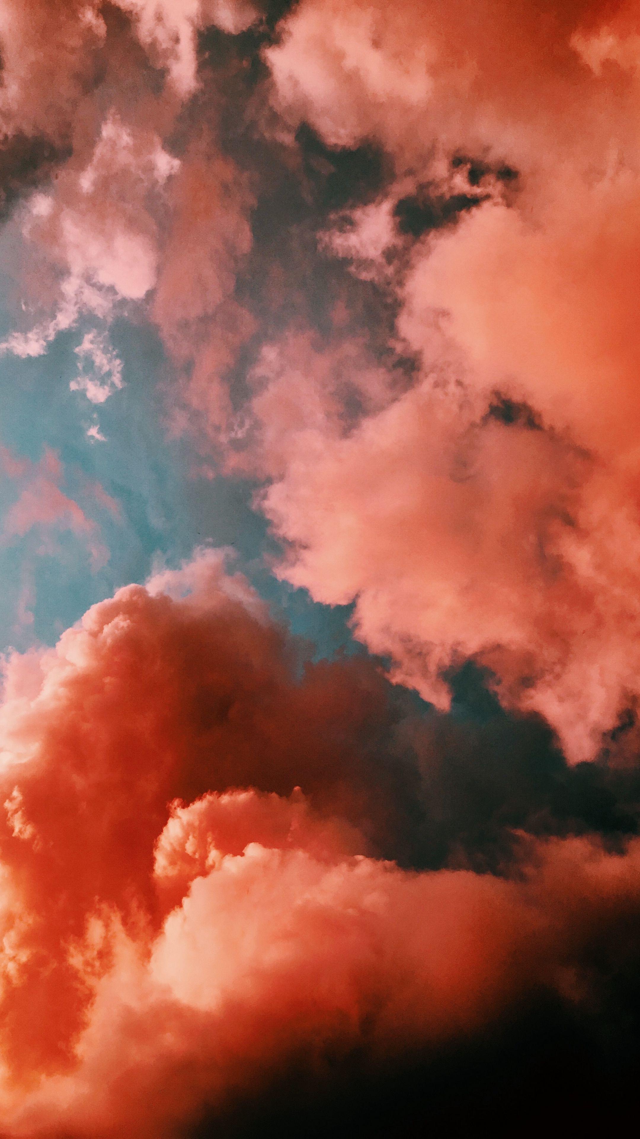 2160x3840 Cloud, Orange, Sky iPhone Wallpaper Wallpaper iPhone Xr HD Wallpaper