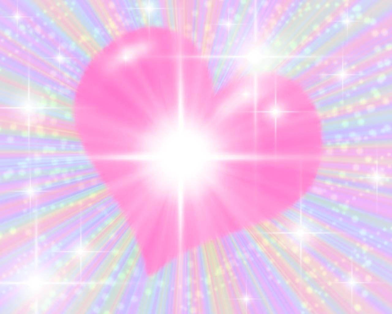 1280x1024 Hình ảnh trái tim miễn phí.  Hình nền hình nền: Pink Starburst