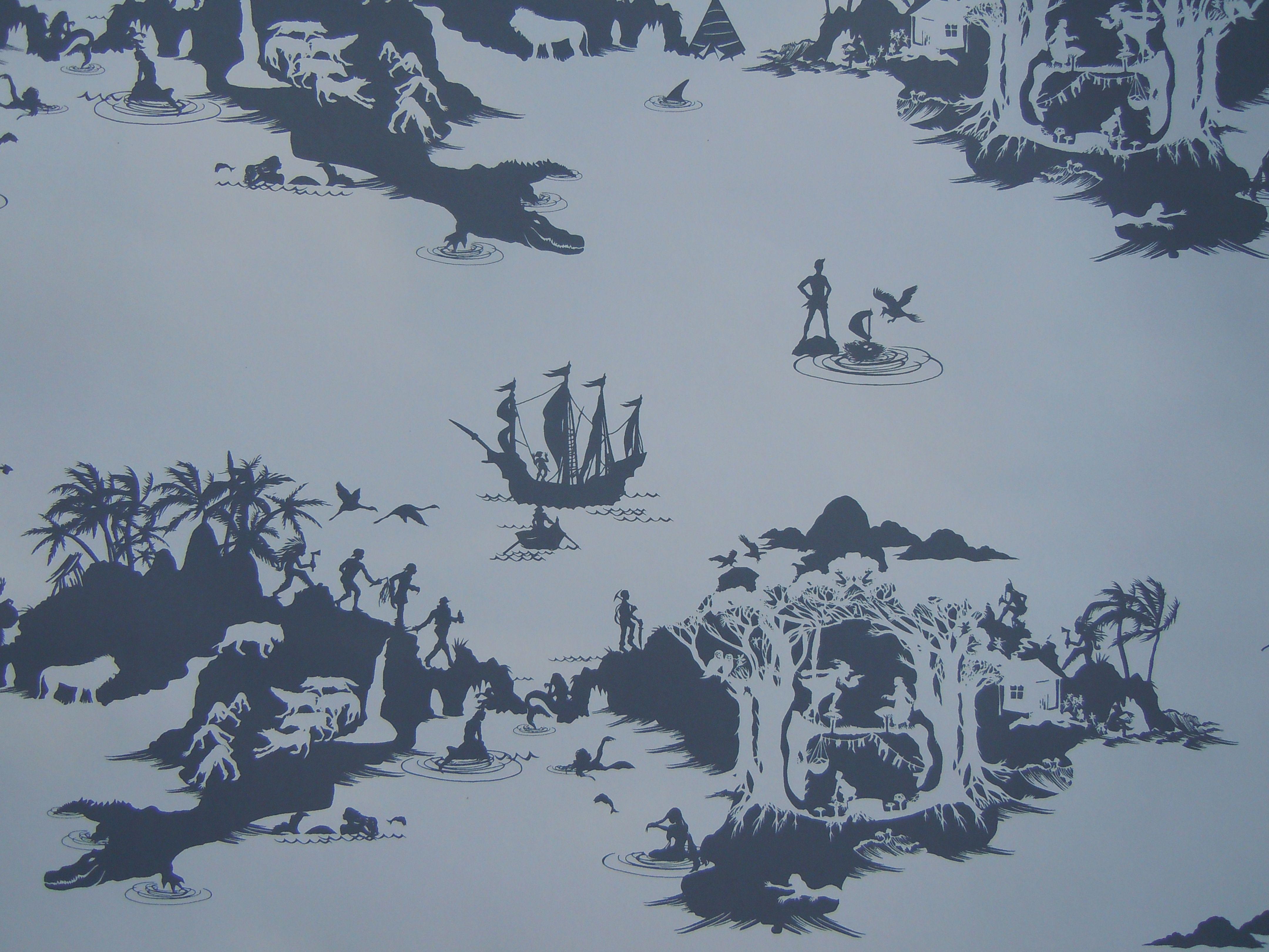 4320x3240 Peter Pan Wallpaper Only Sixty Five Pounds A Roll. Might Have To Line The Cupboards For Now!. Peter Pan Wallpaper, Peter Pan Nursery, Wallpaper