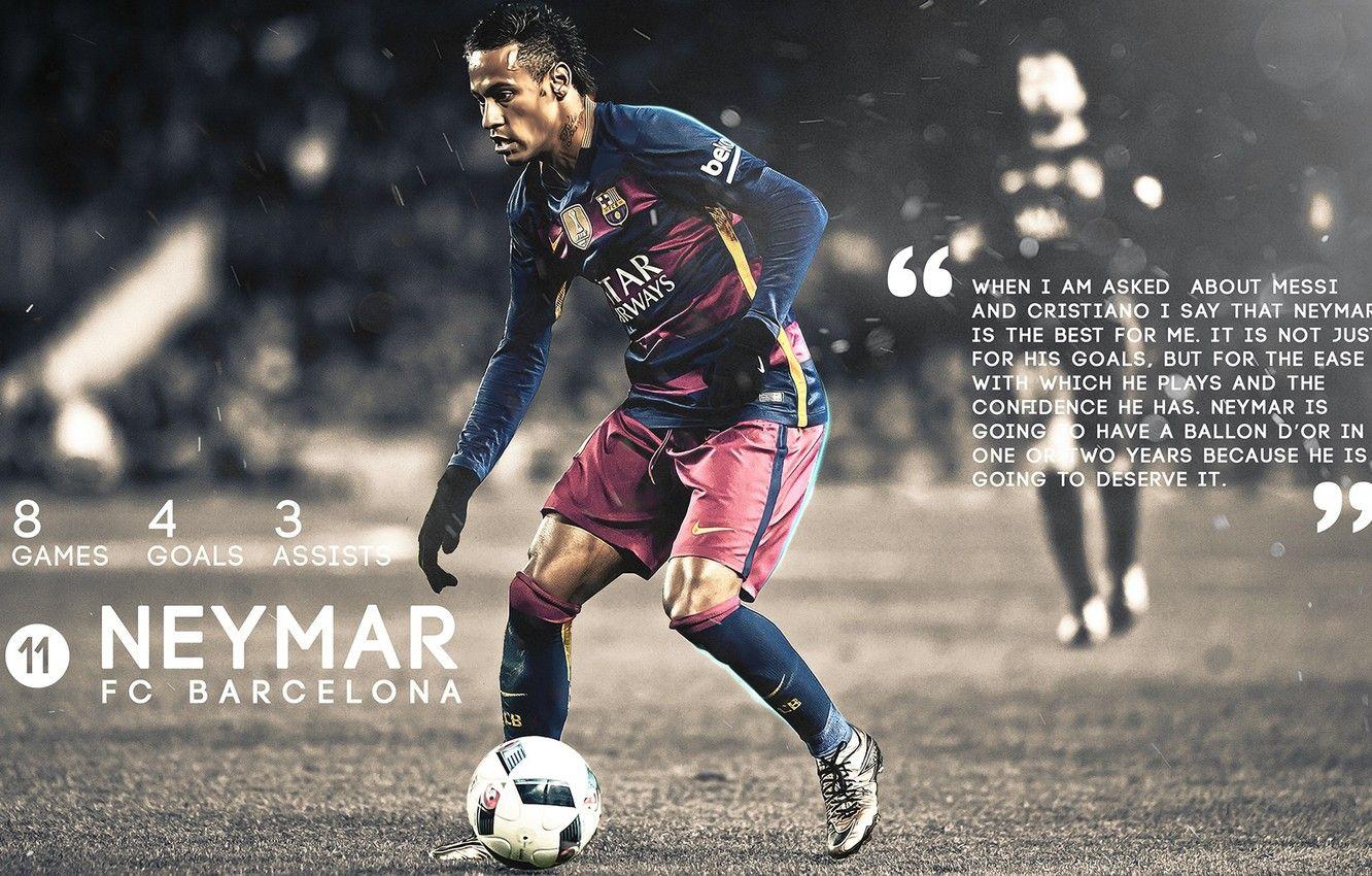 1332x850 Wallpaper wallpaper, sport, football, player, FC Barcelona, Neymar image for desktop, section спорт