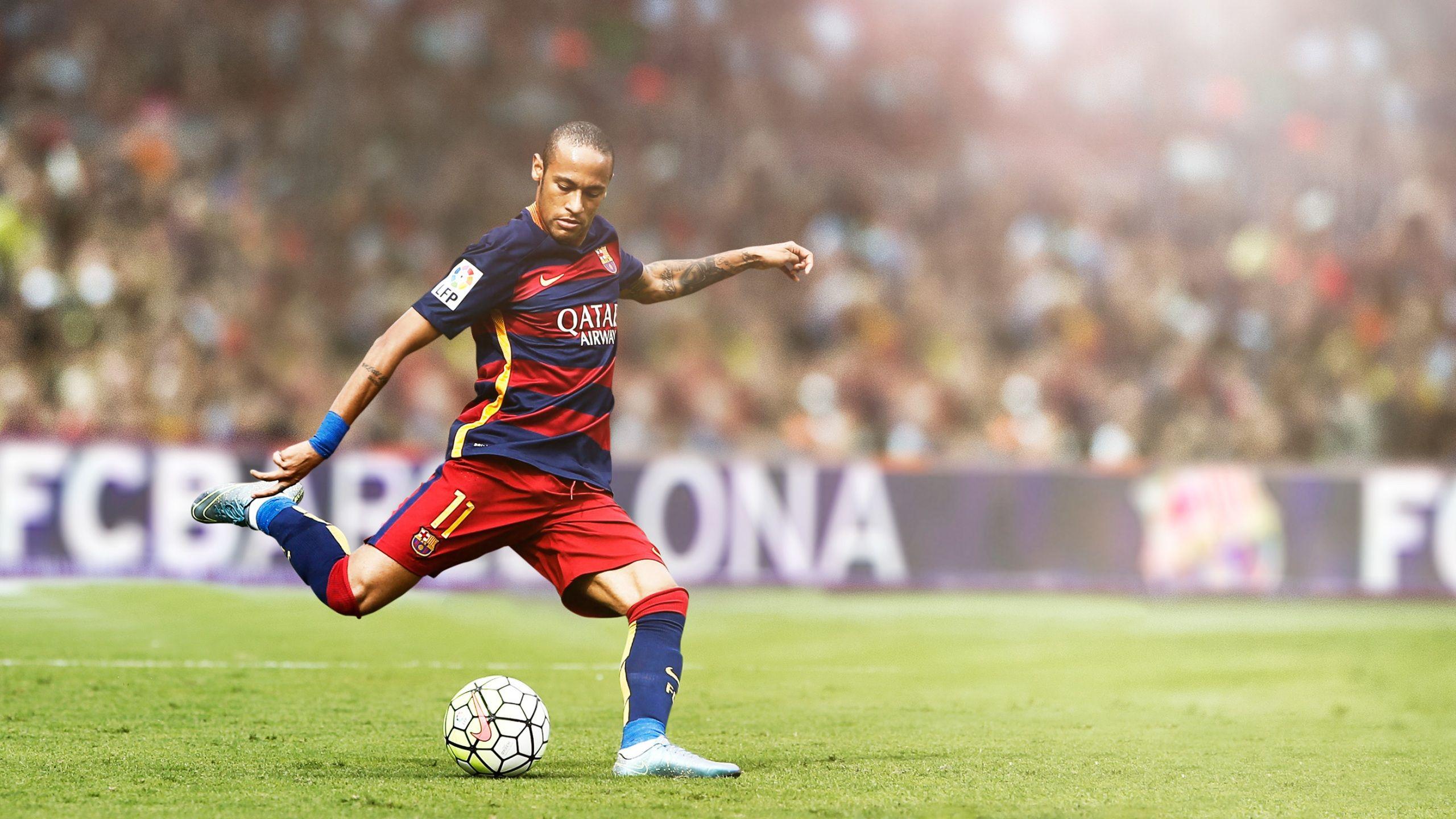 2560x1440 Wallpaper 4k Neymar FC Barcelona Barcelona, FCB, Neymar