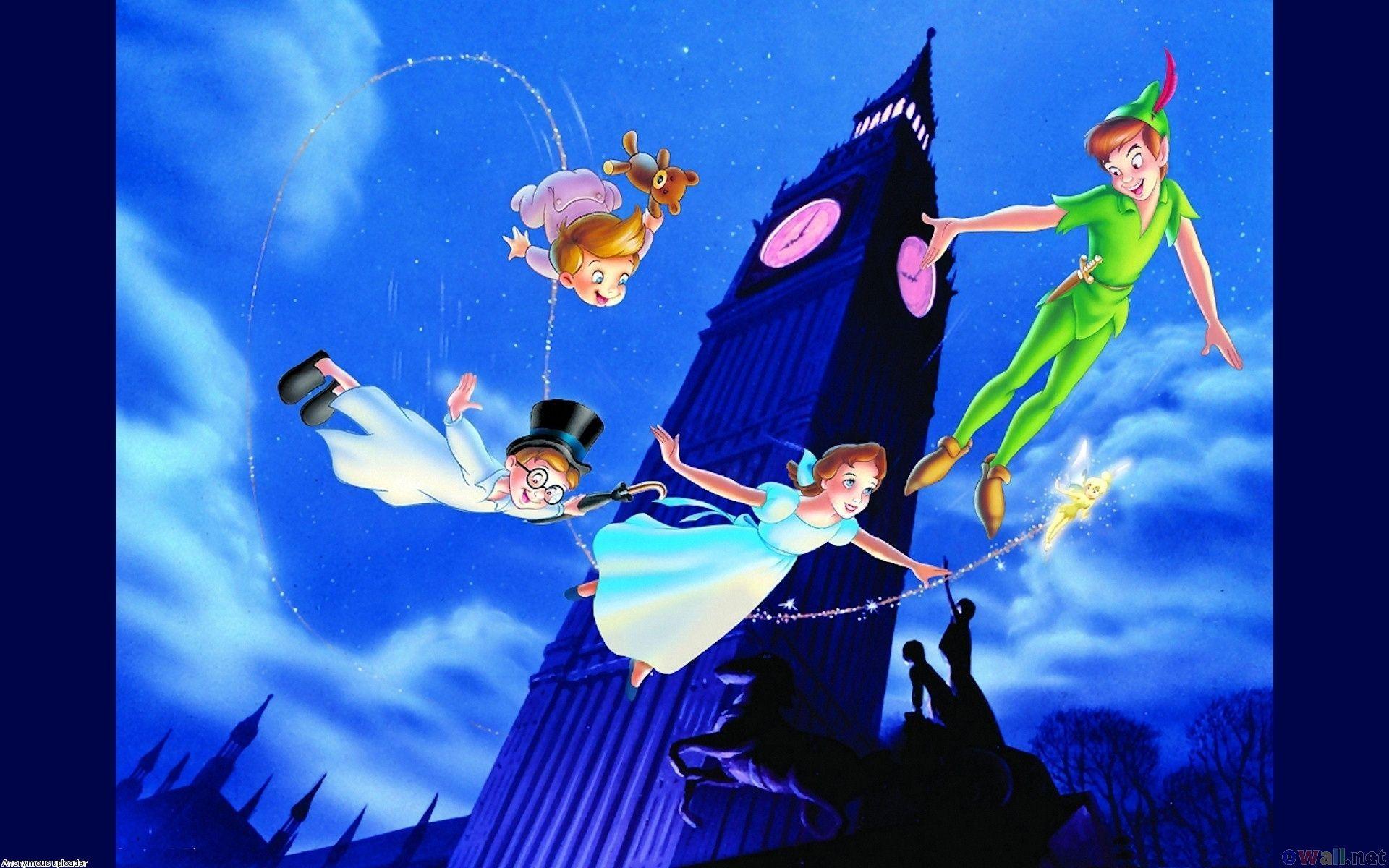1920x1200 Peter Pan Flying Wallpaper
