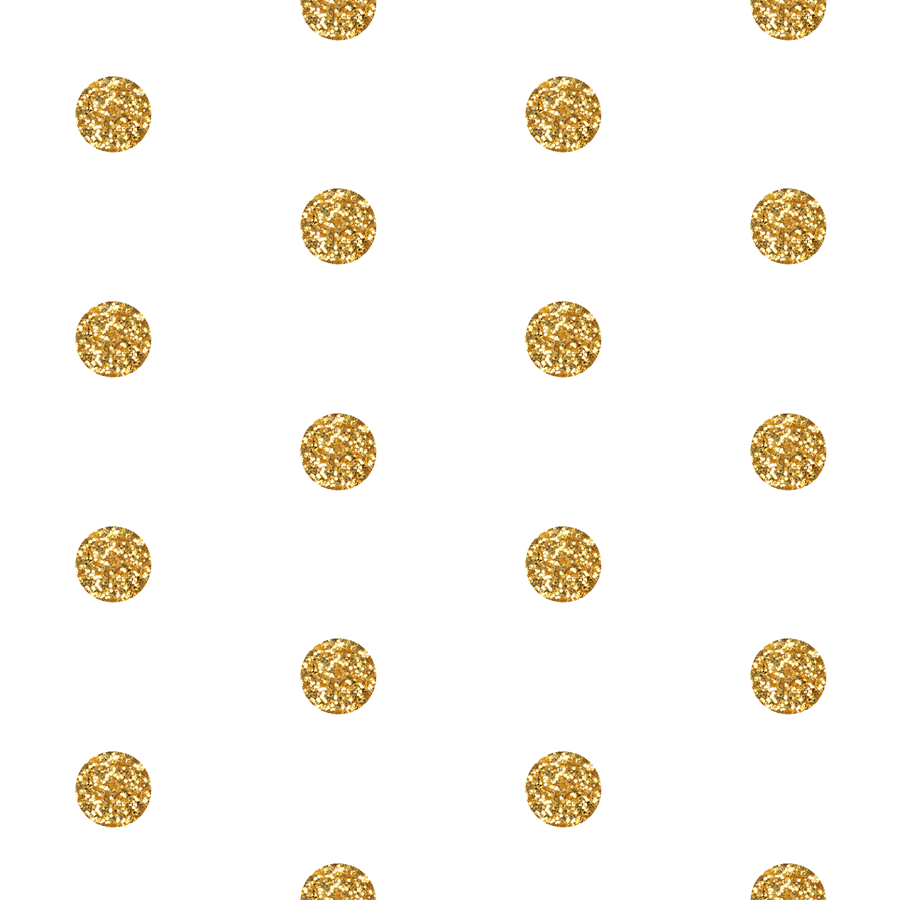 900x900 Pink And Gold Polka Dot Background
