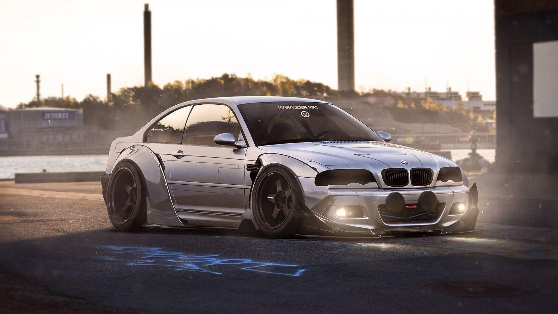 1920x1080 Download wallpaper bmw, m e ligth, body, kit, future, tuning, bmw resolution 1920x1080
