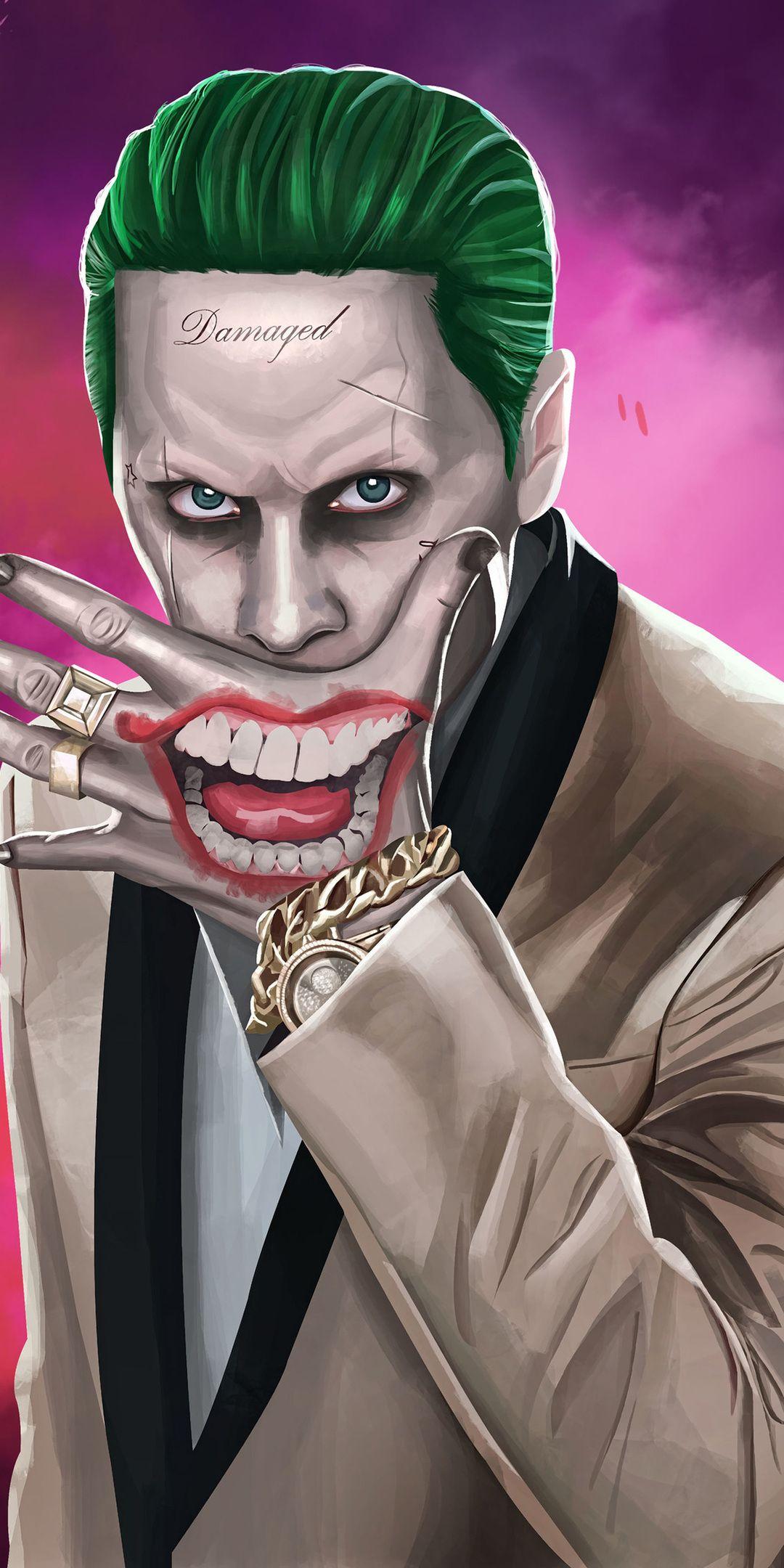 1080x2160 Joker Wallpaper Suicide Squad HD Wallpaper