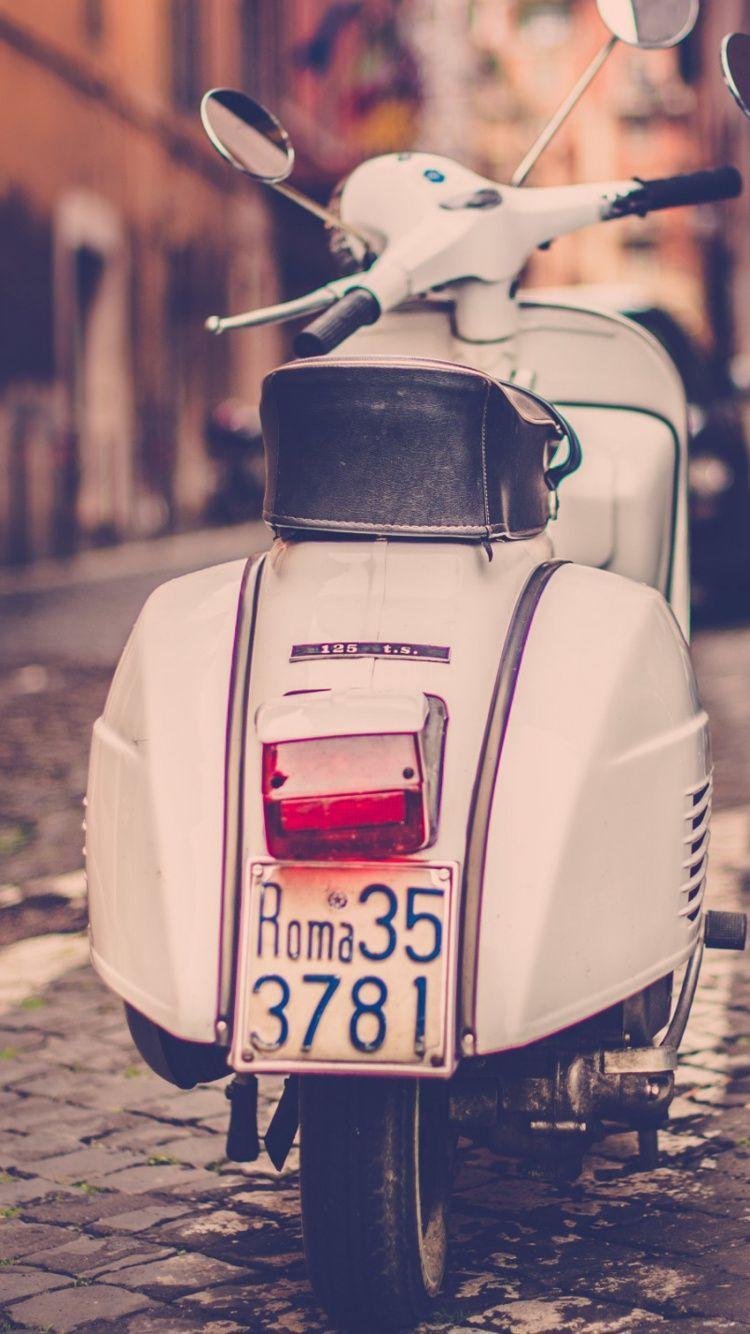 750x1334 Vespa 3D iPhone Wallpaper