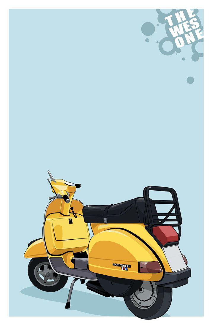 715x1118 BUY ME A VESPA. Vespa illustration, Vespa, Bike illustration