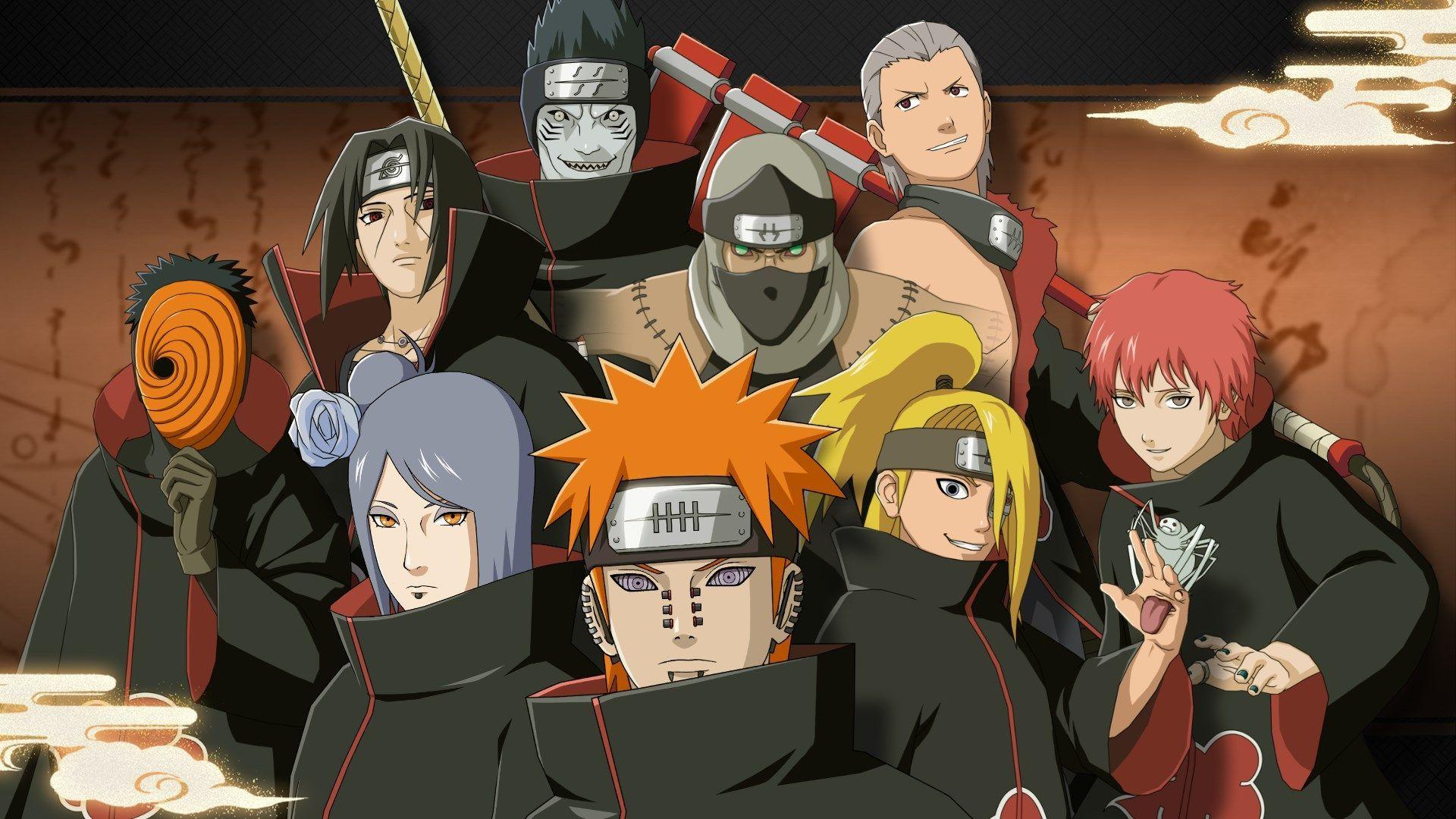 1920x1080 Akatsuki Members. Akatsuki, Naruto, Anime