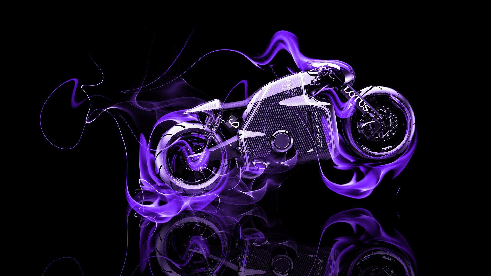 1920x1080 Lotus C 01 Fire Abstract Bike 2014 El Tony