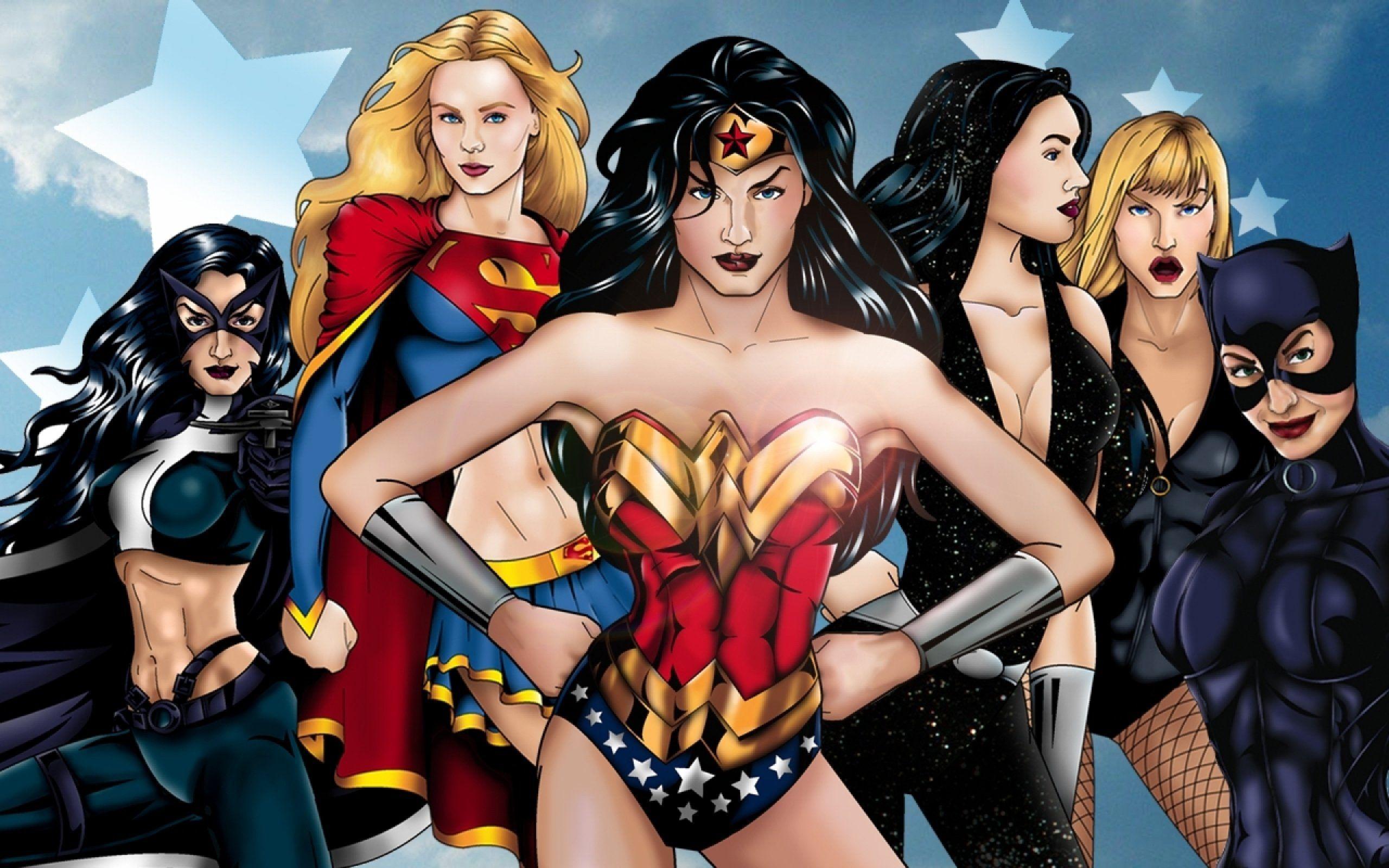 2560x1600 Superhero Girls Wallpaper