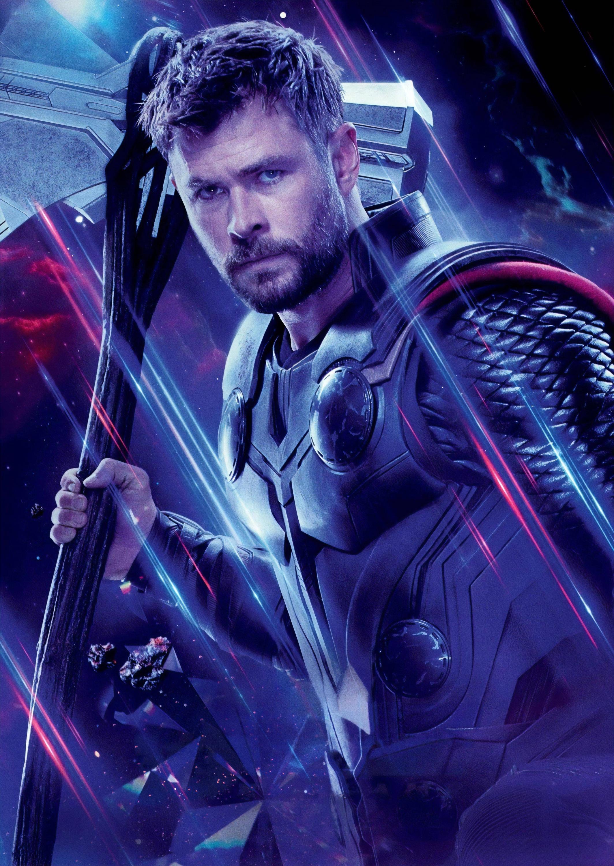2128x3000 Thor in Avengers Endgame Wallpaper, HD Movies 4K Wallpaper, Image, Photo and Background