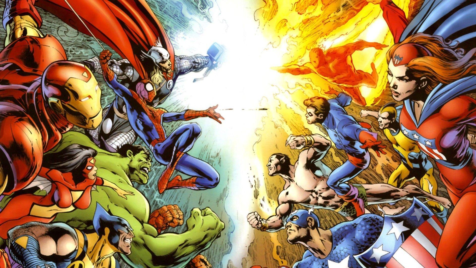 1920x1080 Superheroes Wallpaper HD