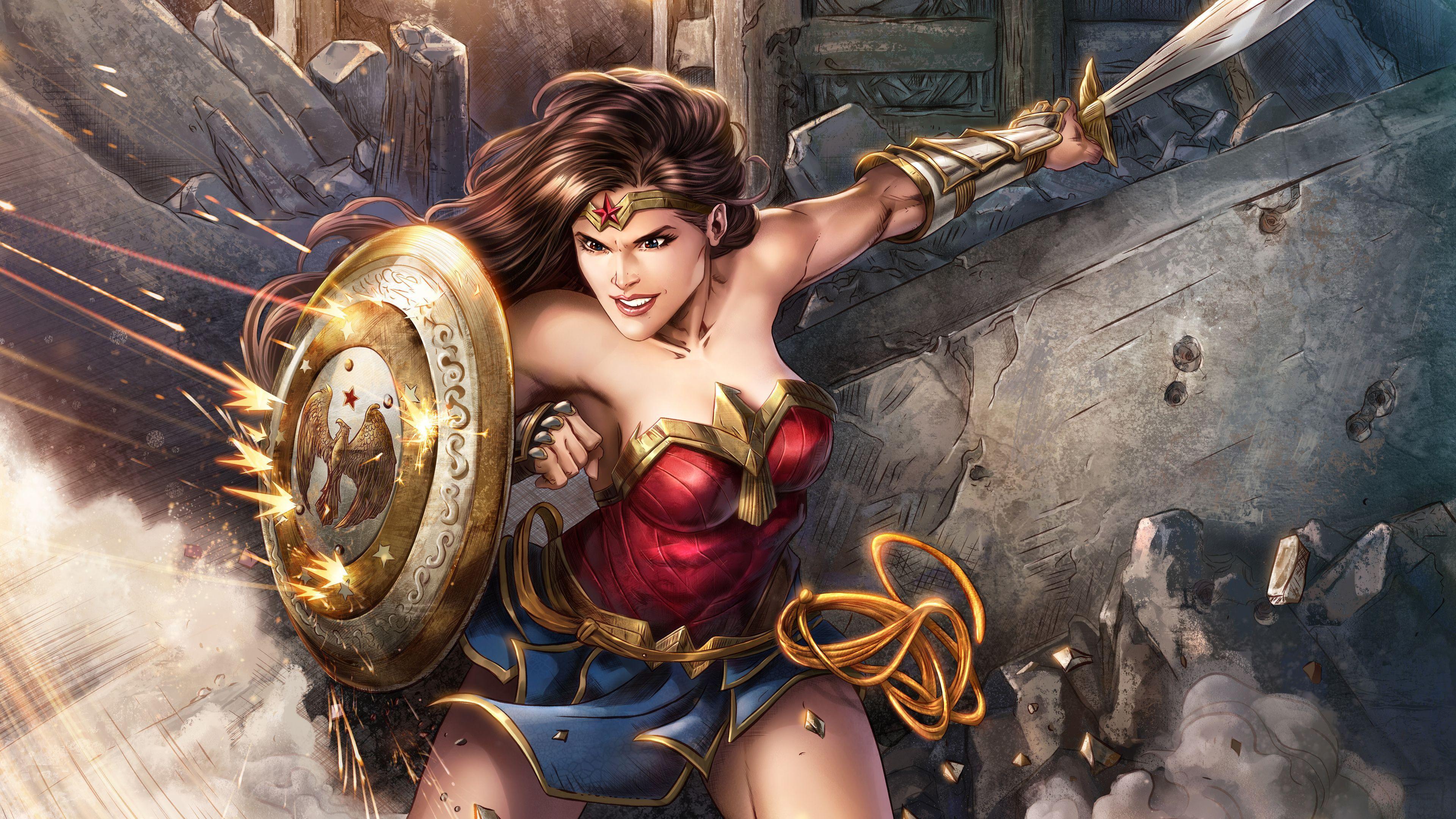 3840x2160 Wonder Woman 5k Digital Artwork Wonder Woman Wallpaper, Superheroes Wallpaper, Hd Wallpaper, Digital Art Wal. Wonder Woman, Digital Artwork, Upcoming Dc Movies