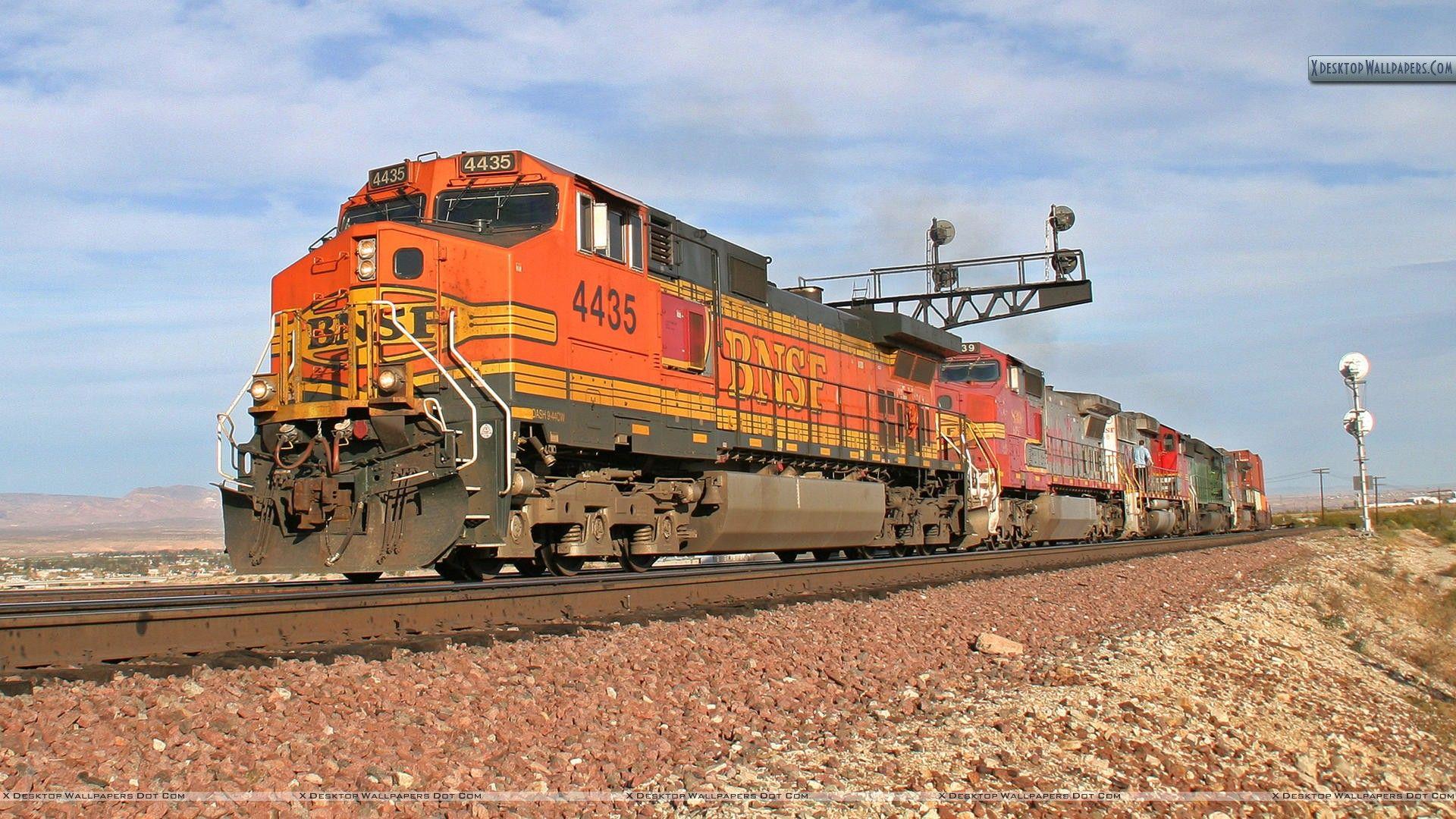 1920x1080 A Westbound BNSF Train, Needles, CA Wallpaper