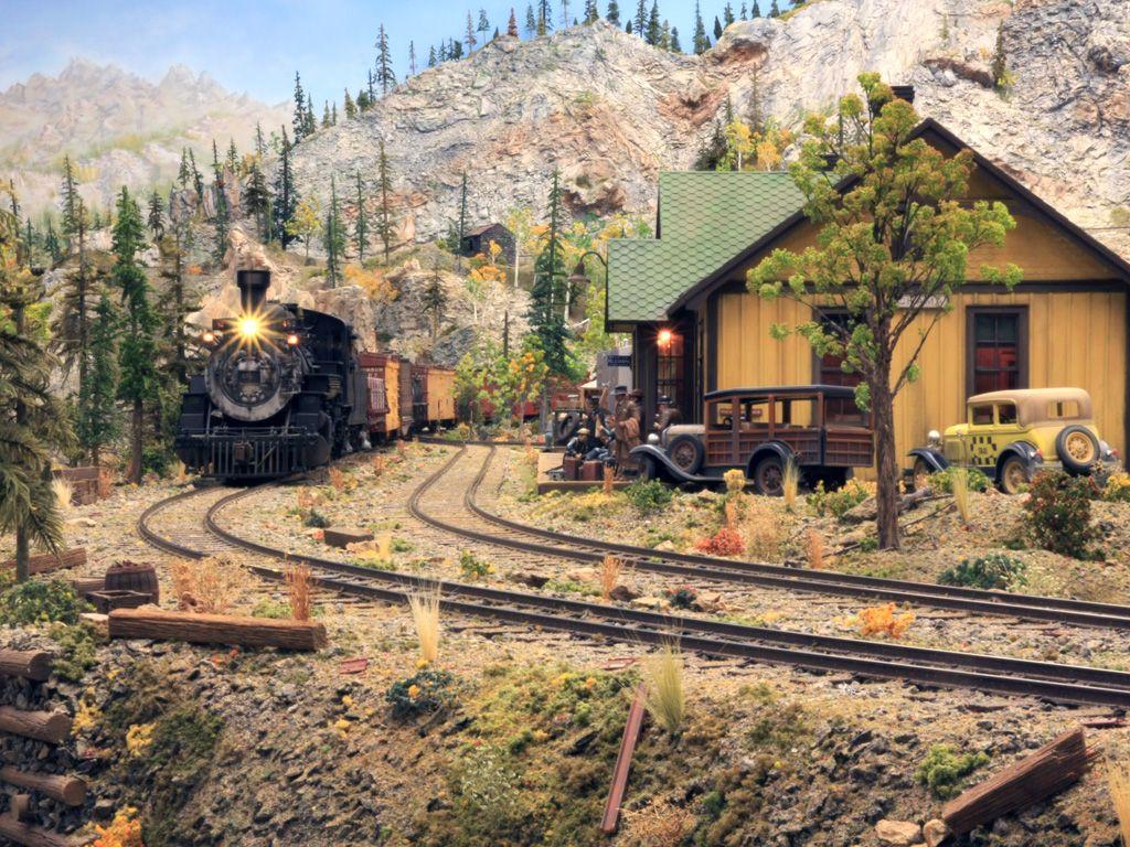 1024x768 Model Railroad Wallpaper