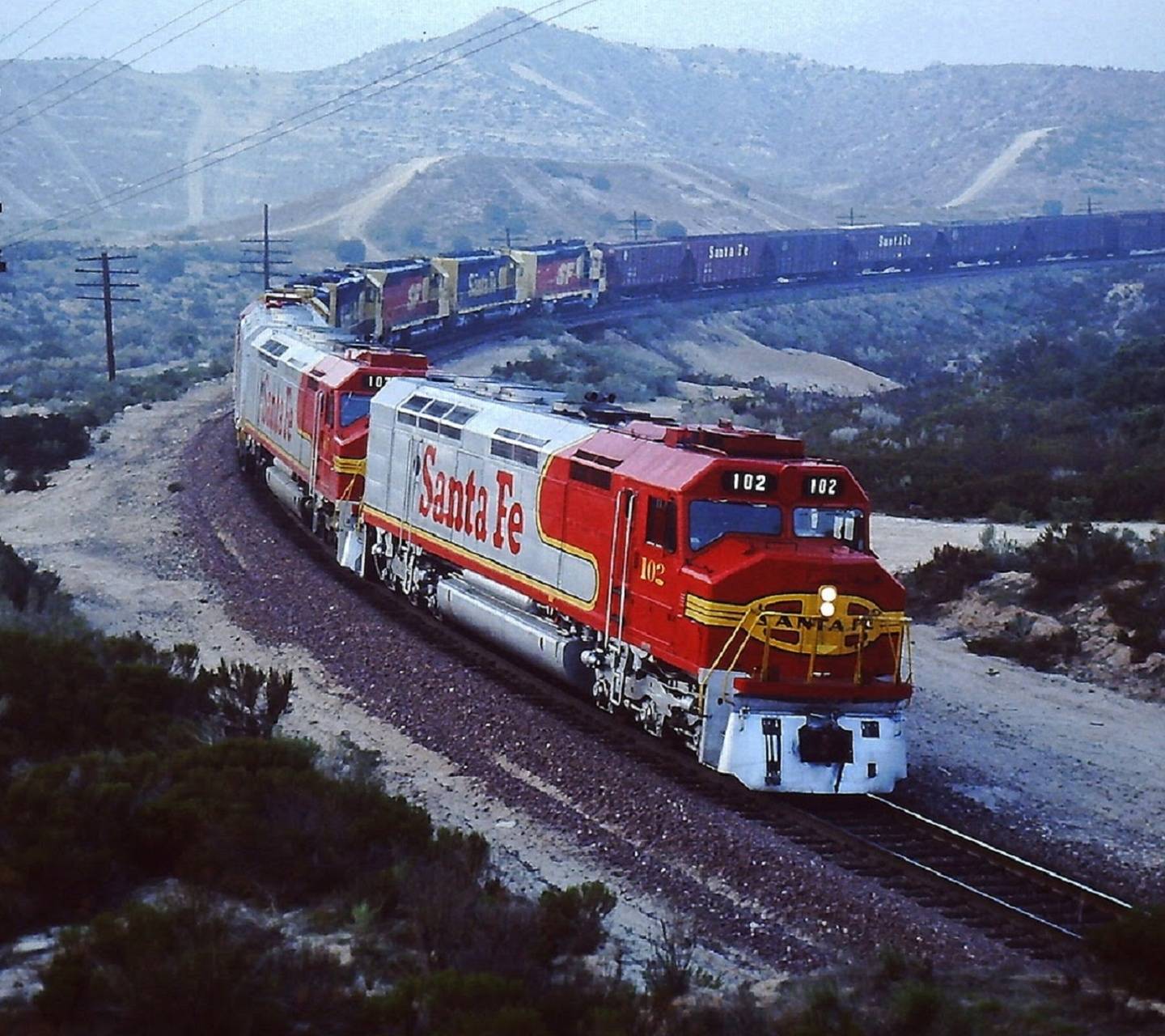 1440x1280 Santa Fe Railroad wallpaper