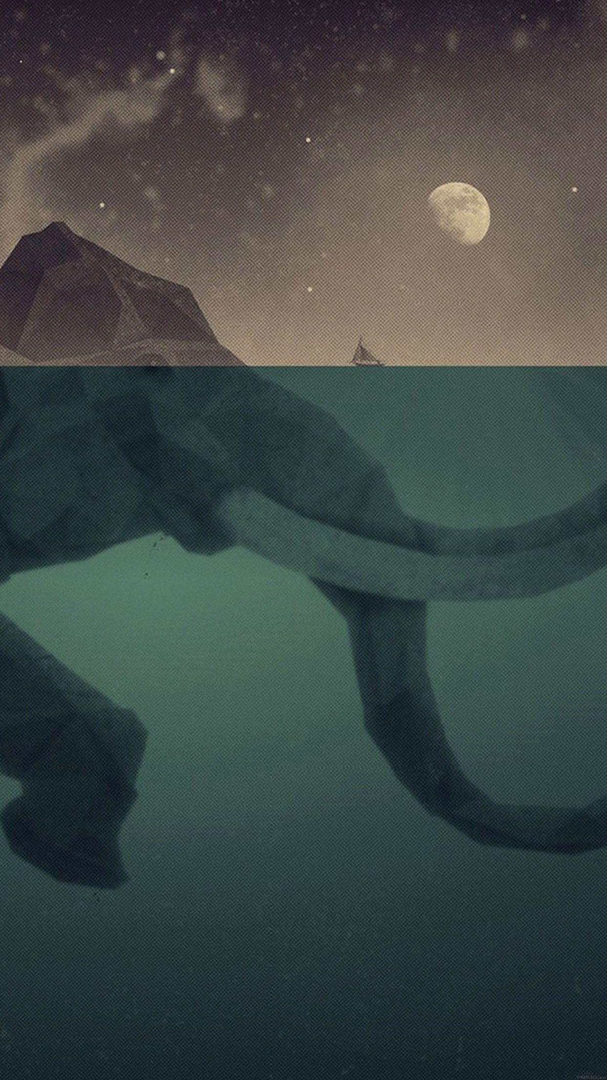 1242x2208 Illustrated animal kingdom wallpaper for iPad and iPhone
