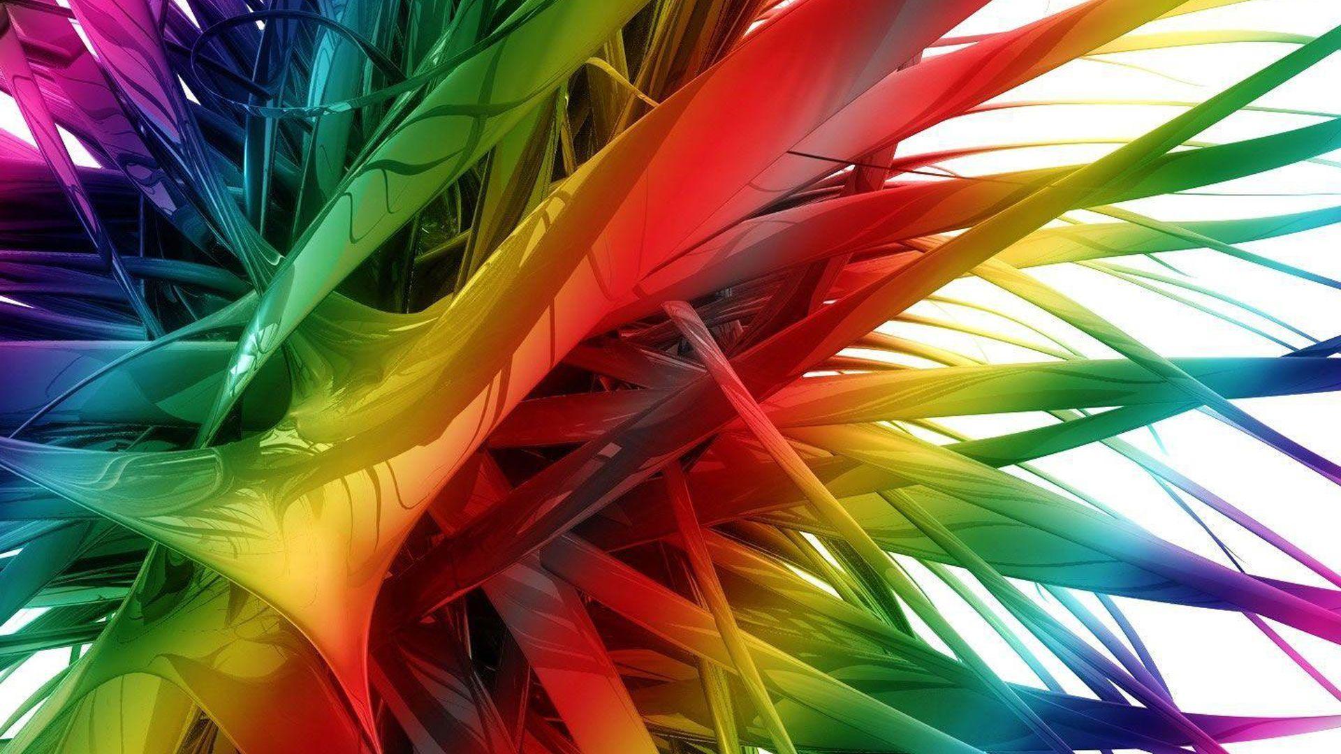 1920x1080 Green Red Blue Purple Paint Splash HD Trippy Wallpaper