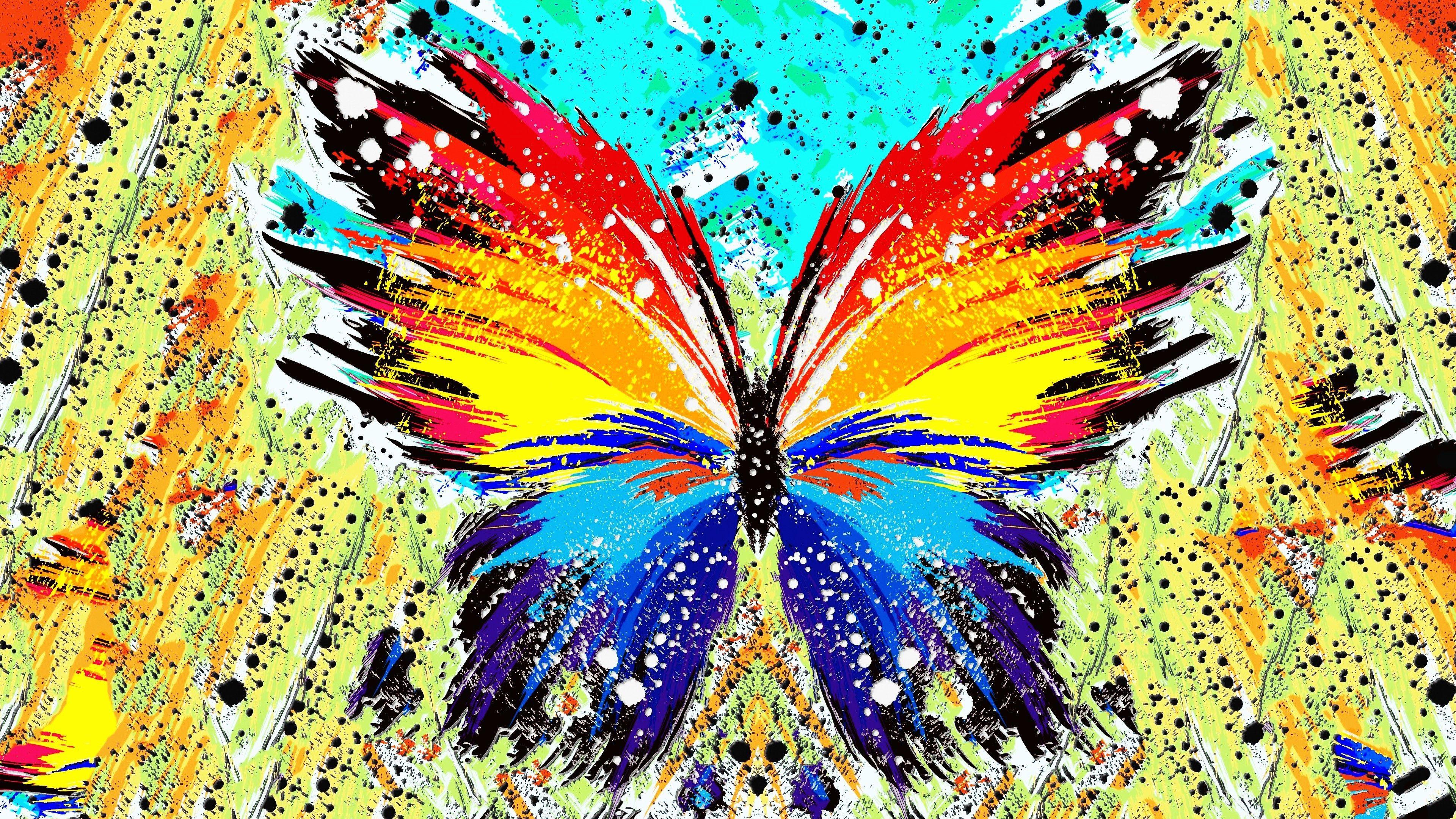 3840x2160 Splash Painting HD .