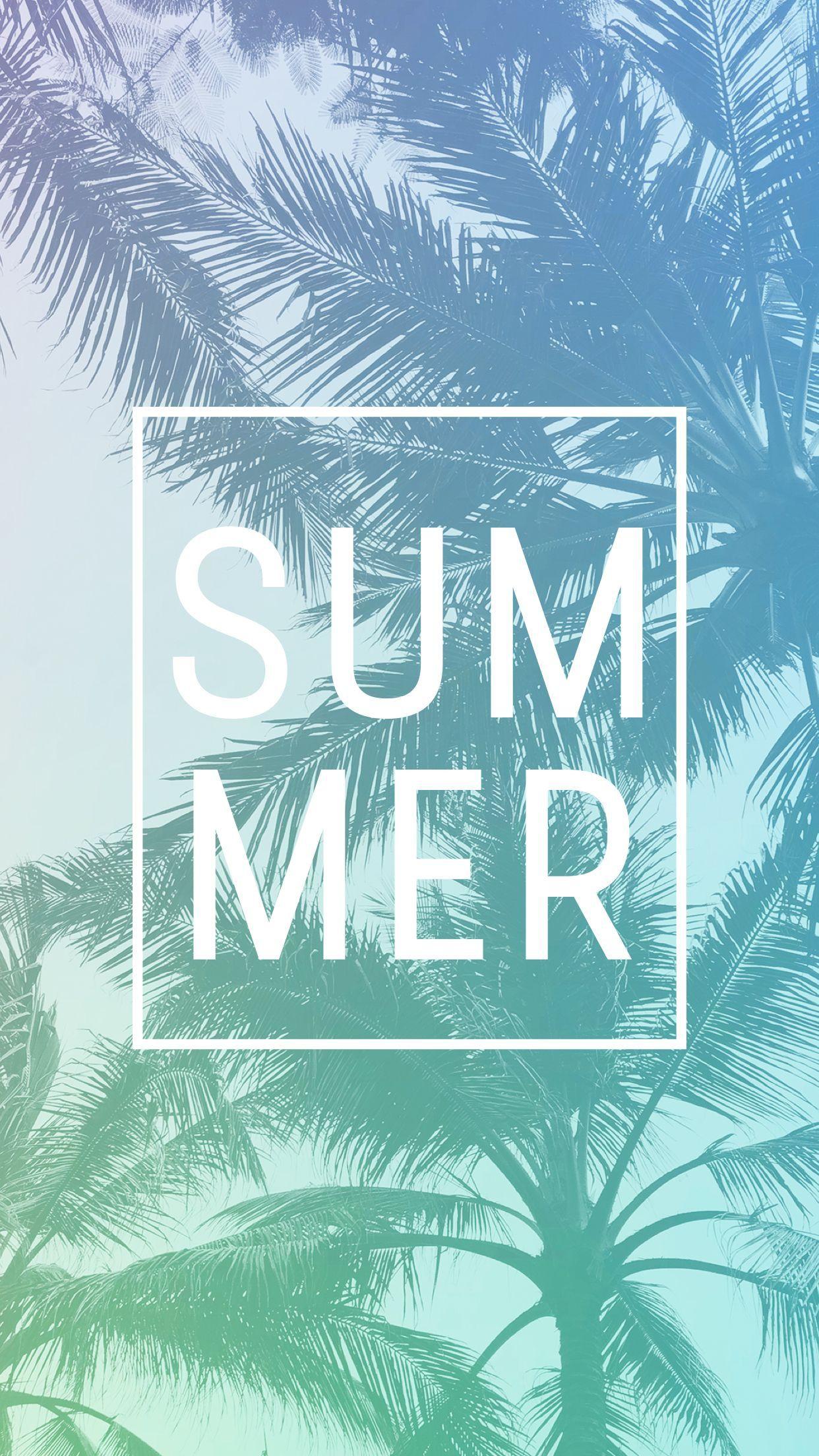 1242x2208 Neon Palm Tree iPhone Background .