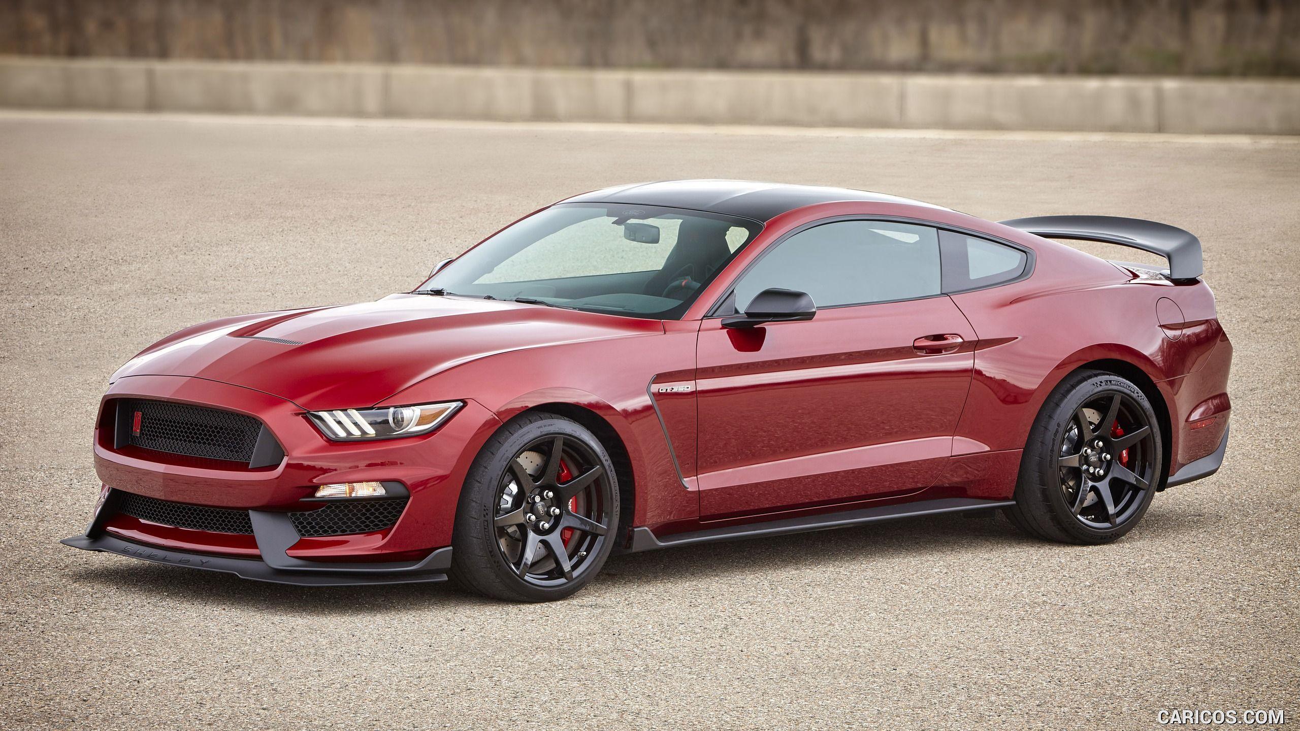 2560x1440 Ford Mustang Shelby GT350R (Color: Ruby Red Metallic). HD Wallpaper