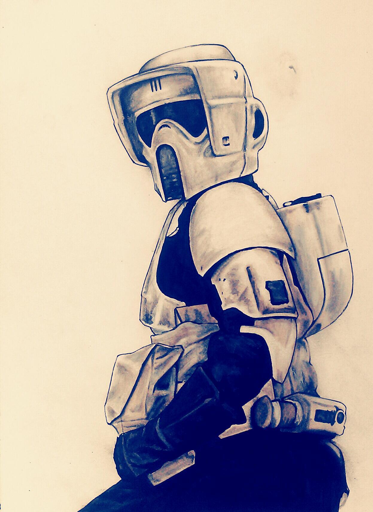 1247x1713 Scout Trooper Wallpaper
