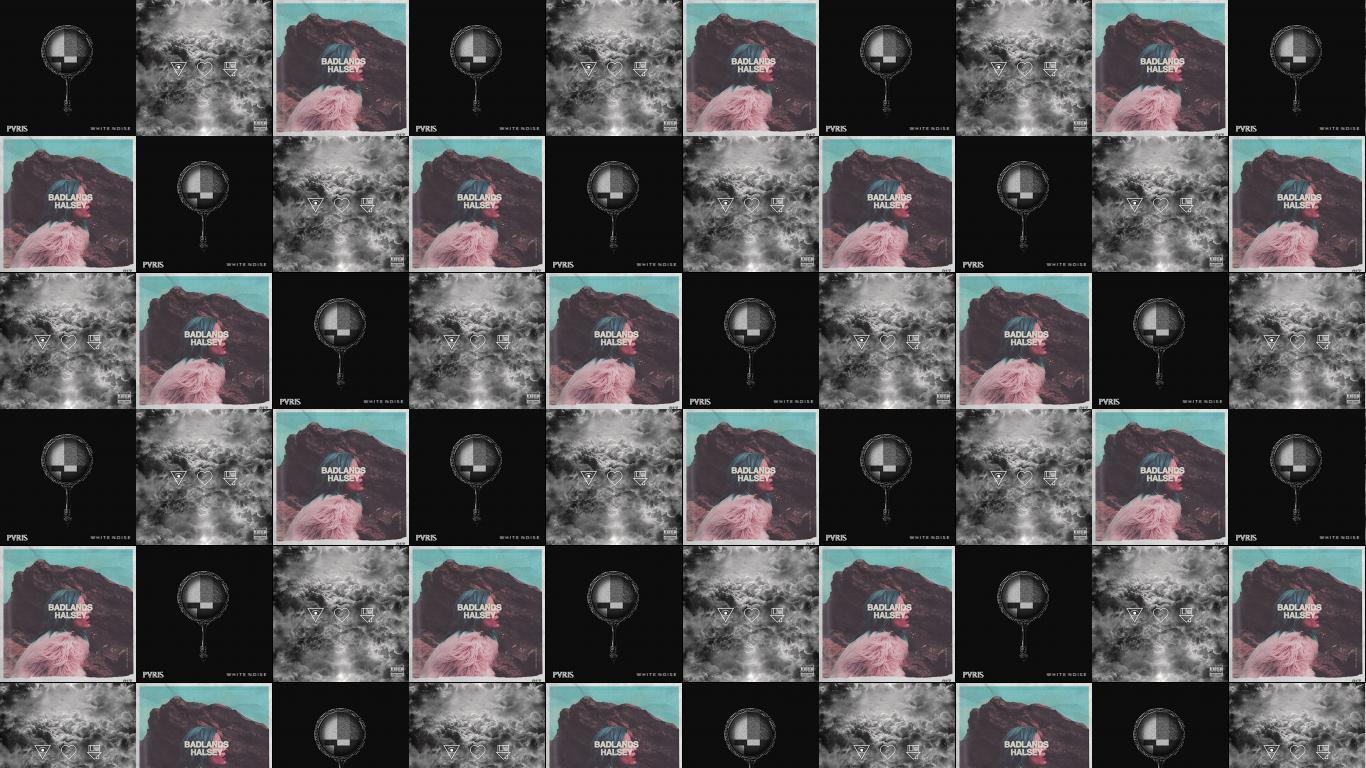 1366x768 Pvris White Noise Neighbourhood I Love You. Halsey Wallpaper « Tiled Desktop Wallpaper