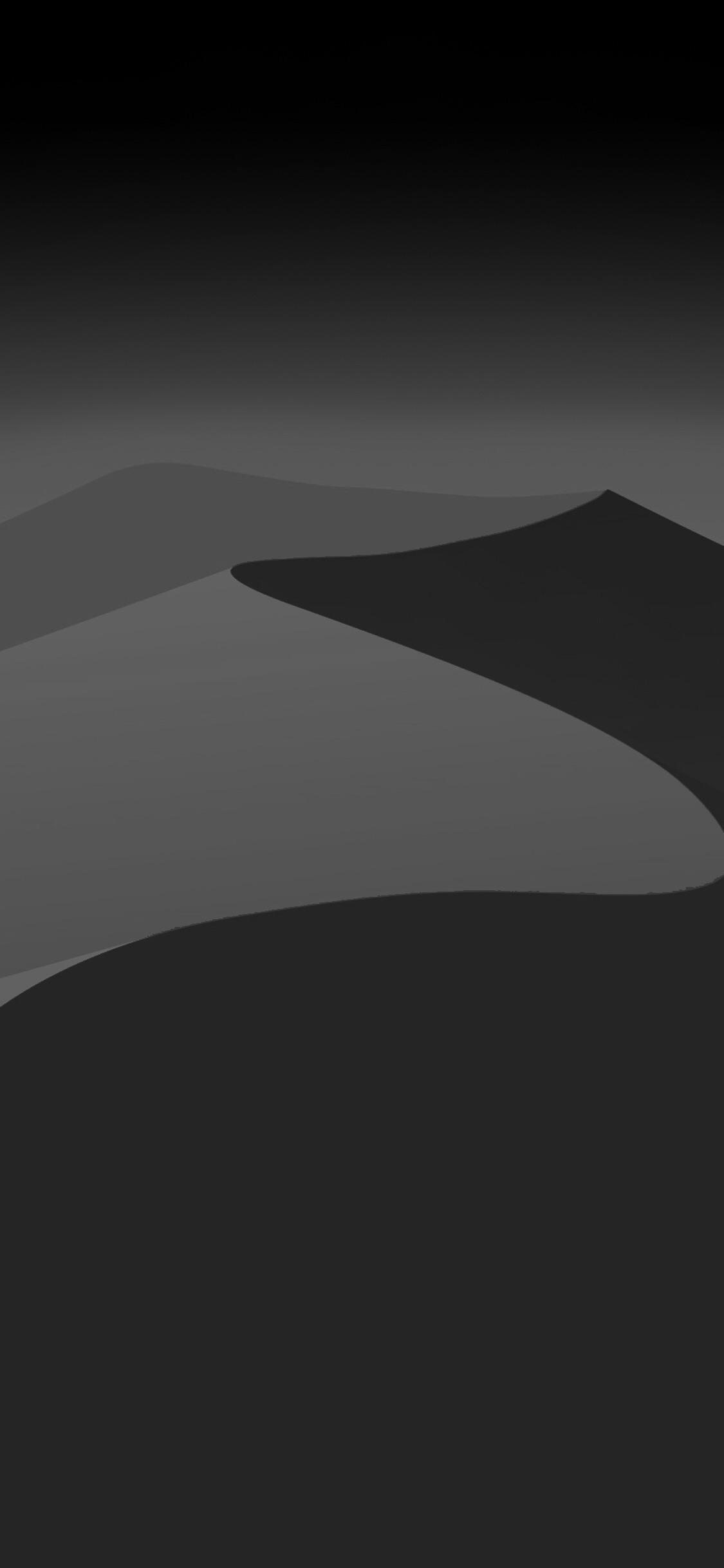 1125x2436 Dark mountain wallpaper (disclaimer: it's not mine)