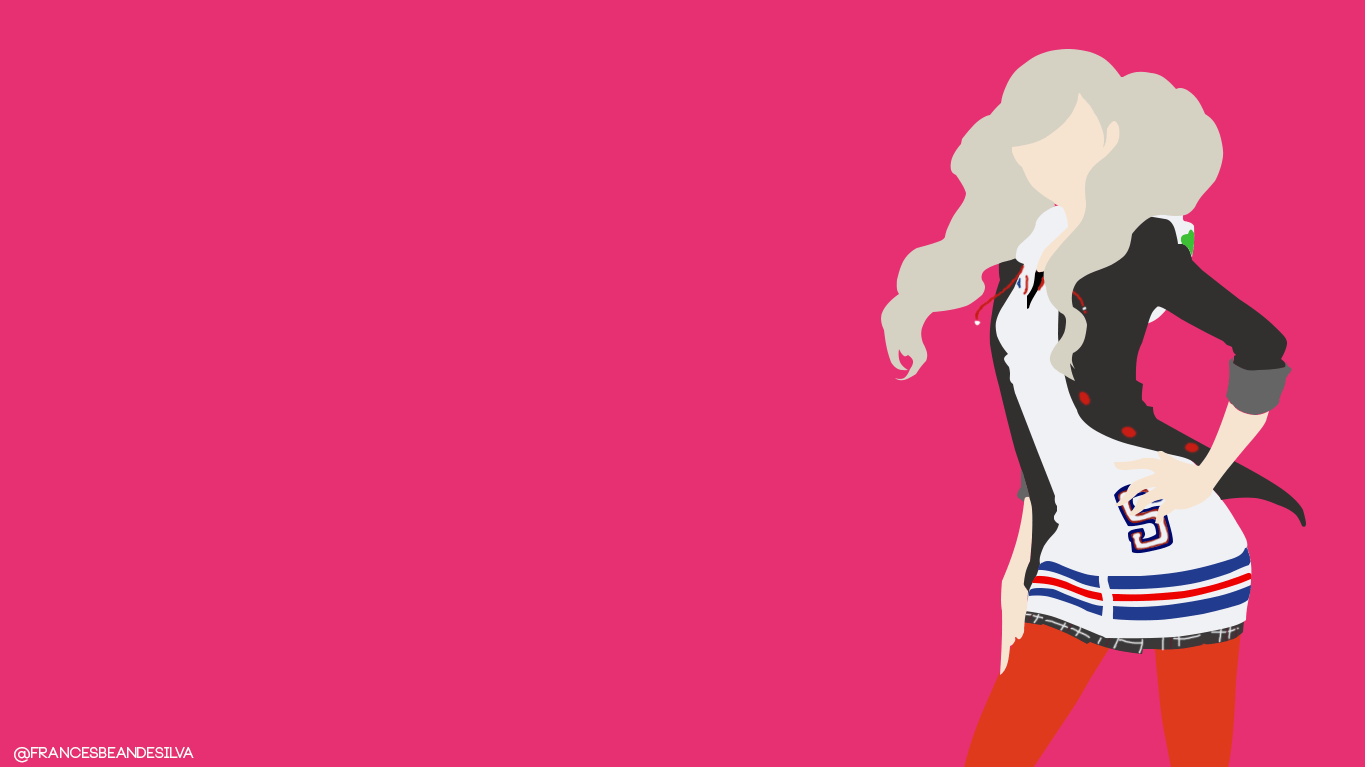 1365x767 Ann Takamaki (Persona 5). Persona Minimalist wallpaper, Persona