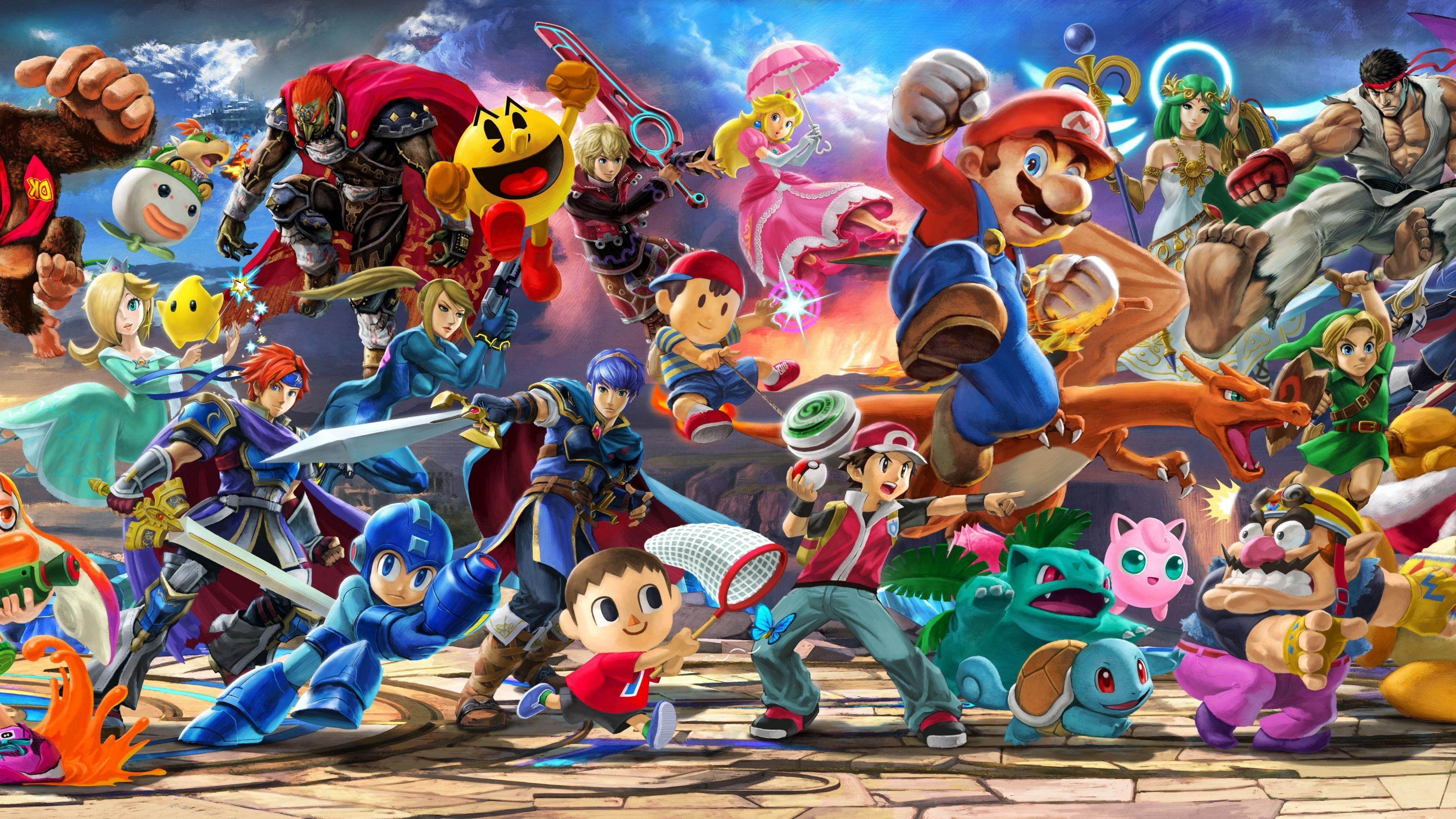 3840x2160 Nintendo Switch Games Wallpaper
