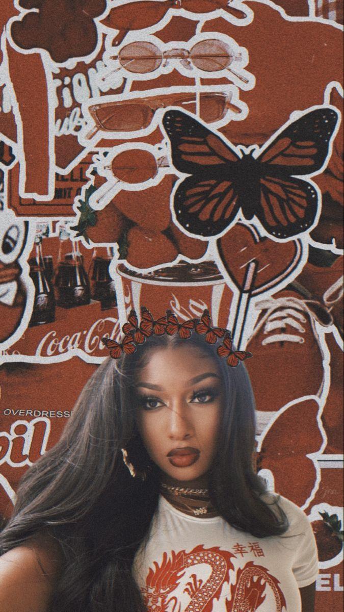 675x1200 Megan Thee Stallion Wallpaper. Bunny wallpaper, Black background wallpaper, Megan