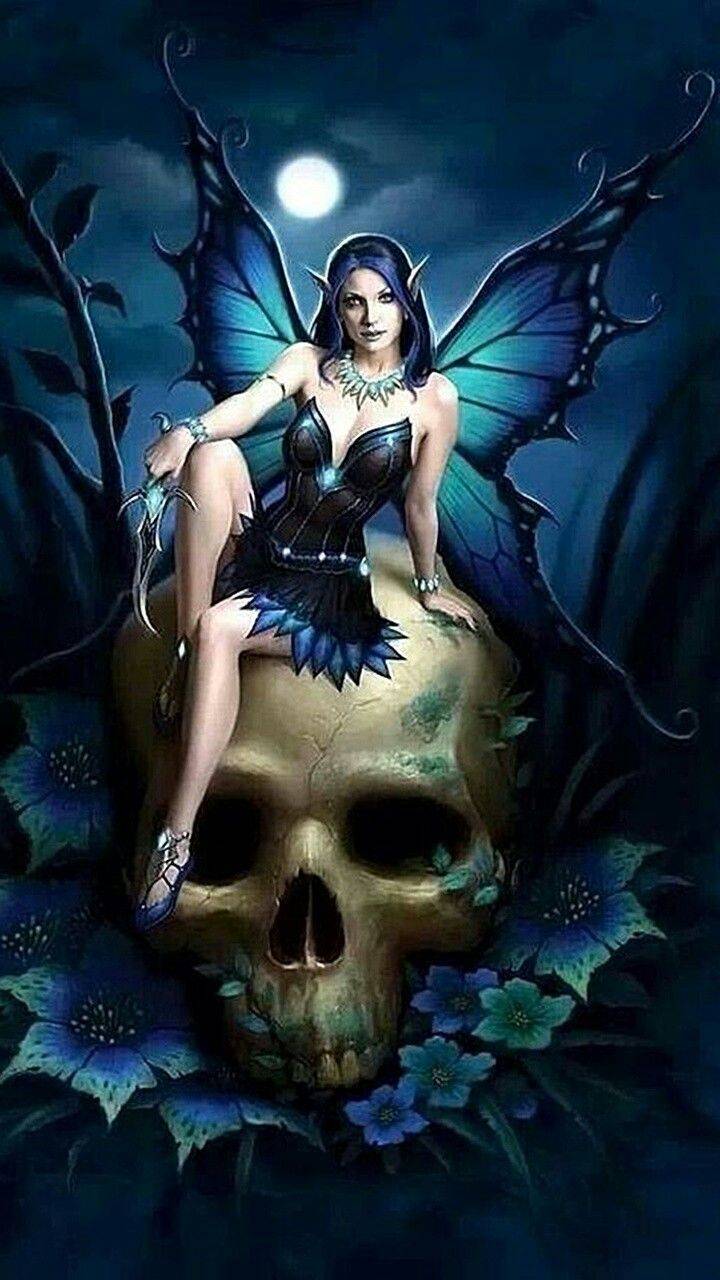 720x1280 blue fairy wallpaper