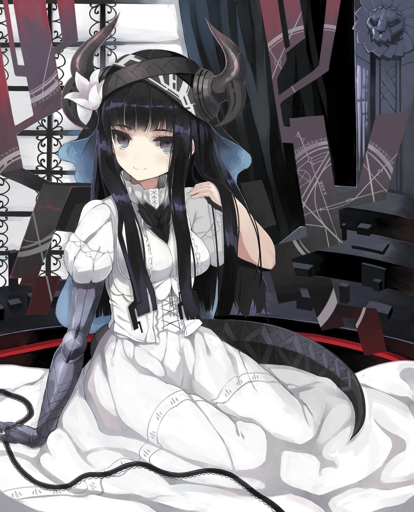 1322x1636 Anime Female with Black Hair .