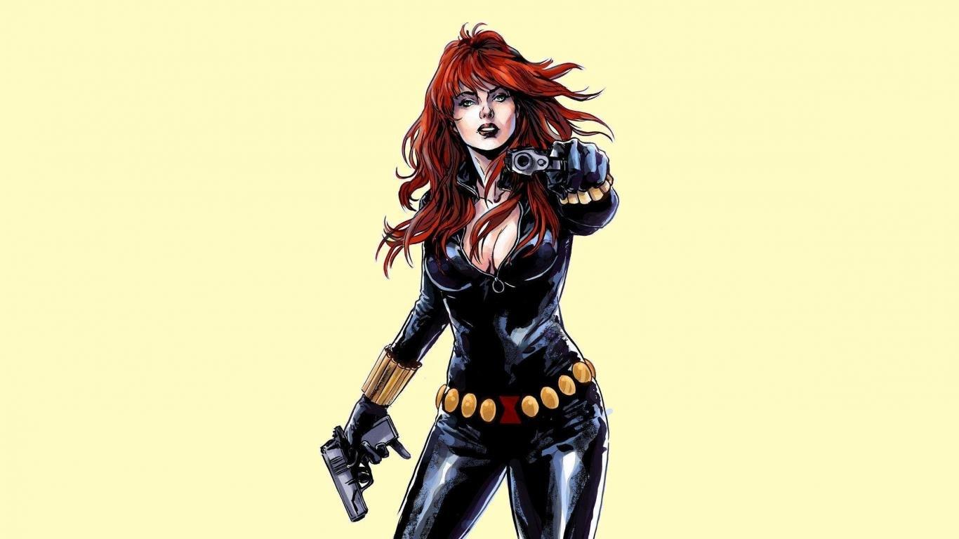 1366x768 Best Black Widow background for High Resolution HD 1366x768 computer