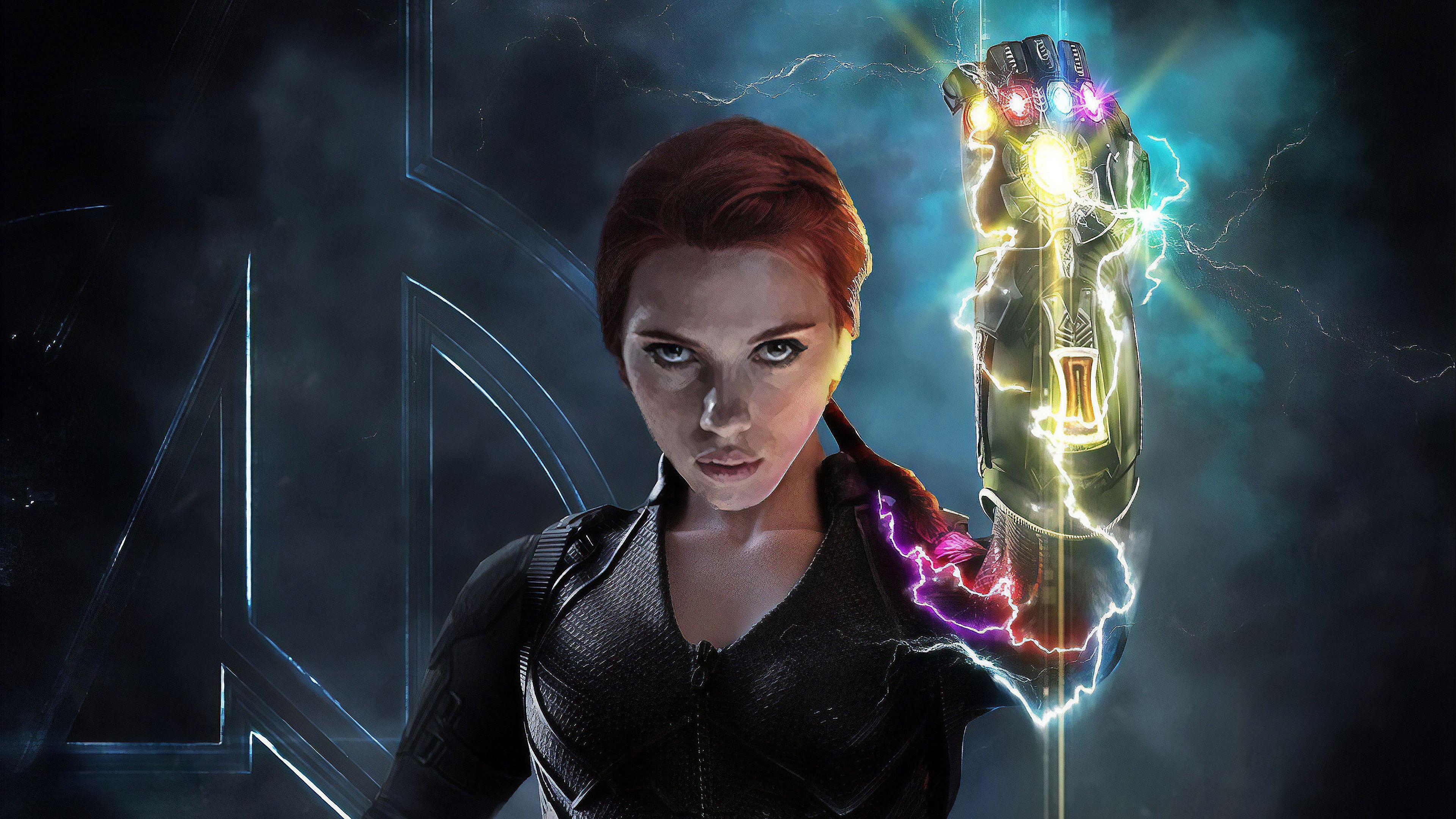 3840x2160 Black Widow Avengers Endgame Wallpaper HD