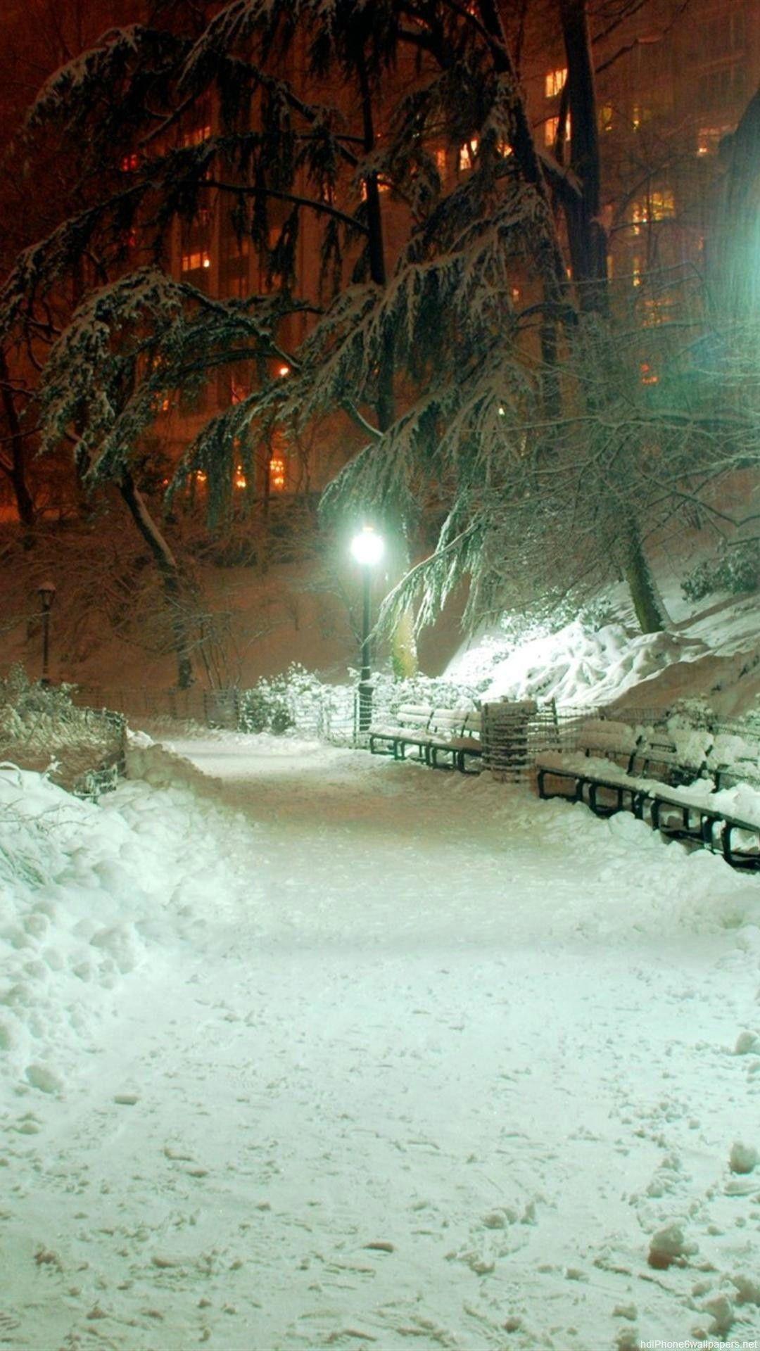 1080x1920 Snow in the City