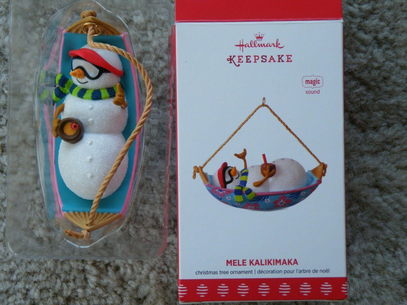 1600x1200 Hallmark 2017 Mele Kalikimaka Snowman in Hammock Ornament online