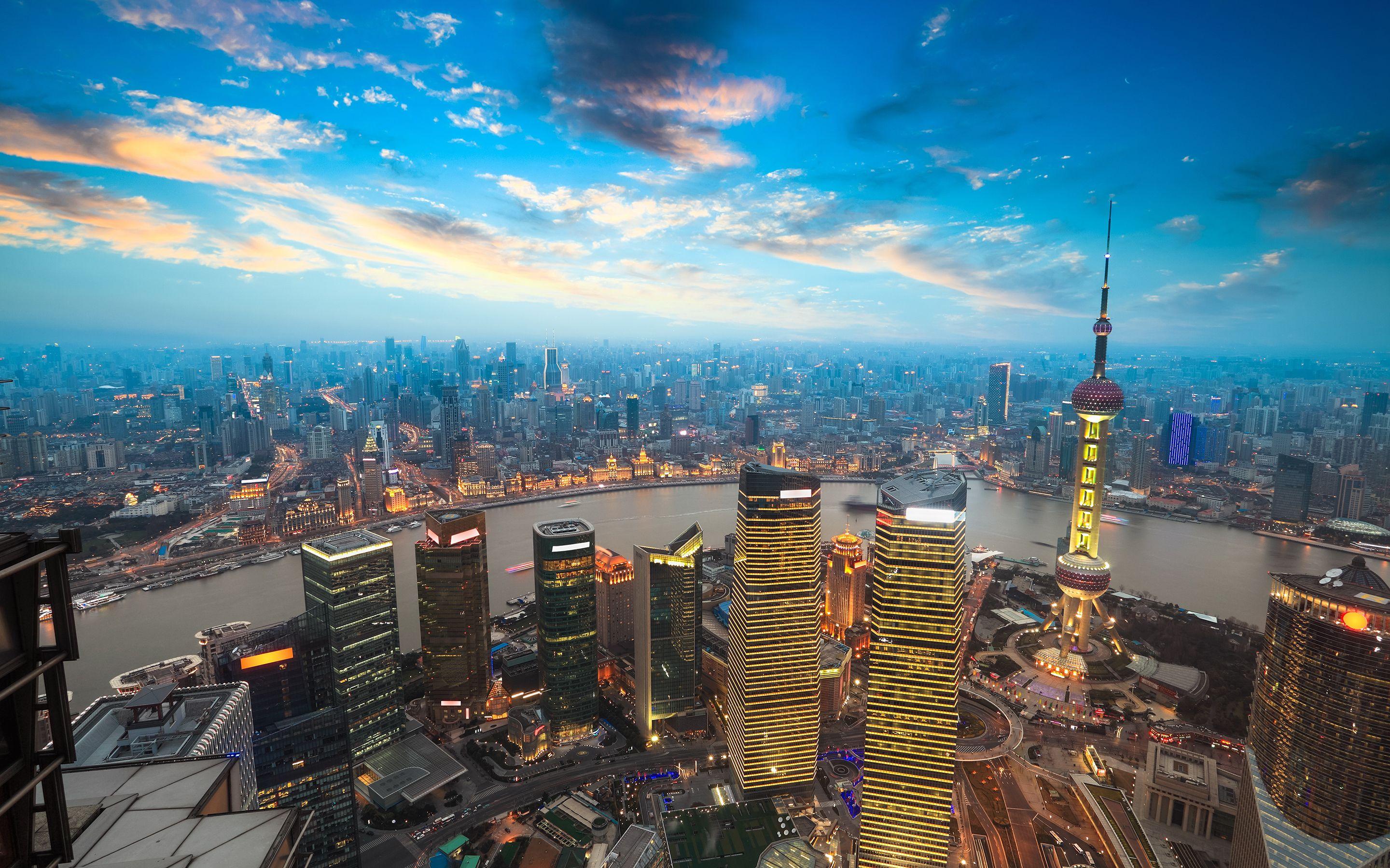 2880x1800 Shanghai Wallpaper HD