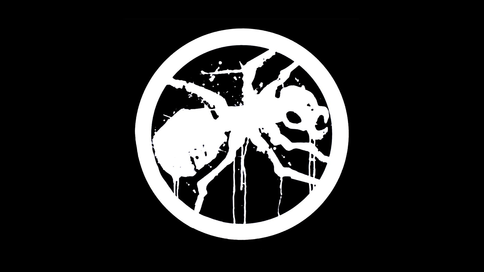 1920x1080 The Prodigy, ants, circle, logo, minimalism, black backgroundx1080 Wallpaper.cc. Black background, Prodigy, Wallpaper