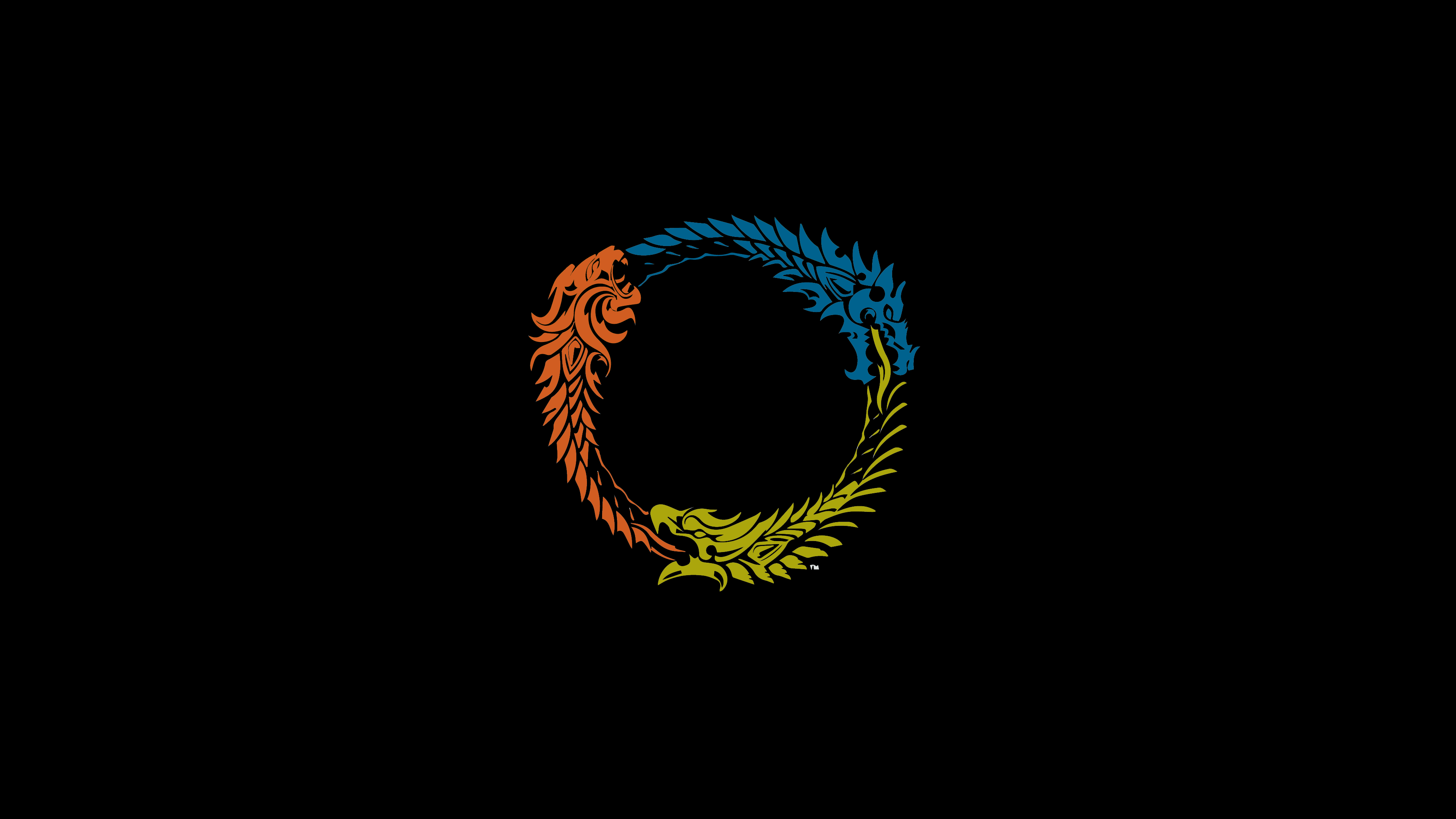 3840x2160 ESO logo Wallpaper (colored)
