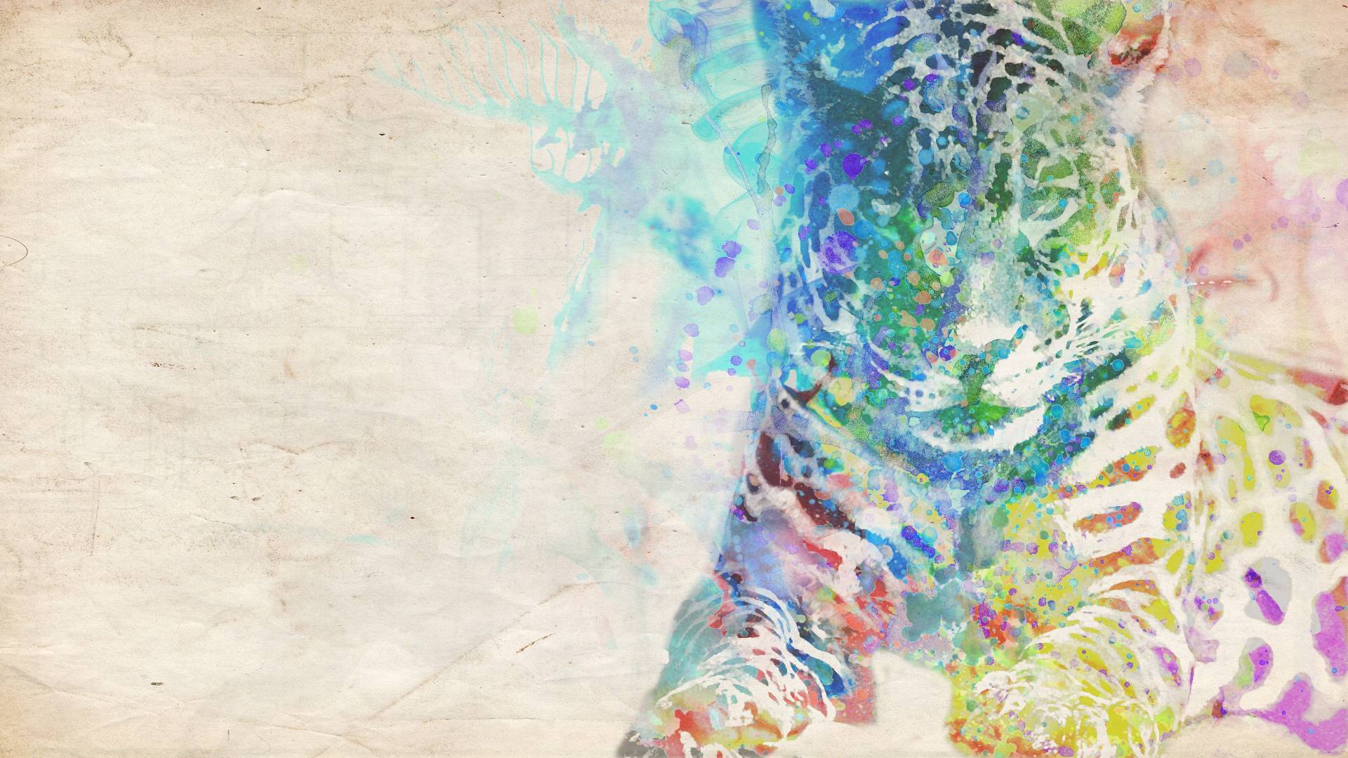 1920x1080 Watercolor HD Wallpaper