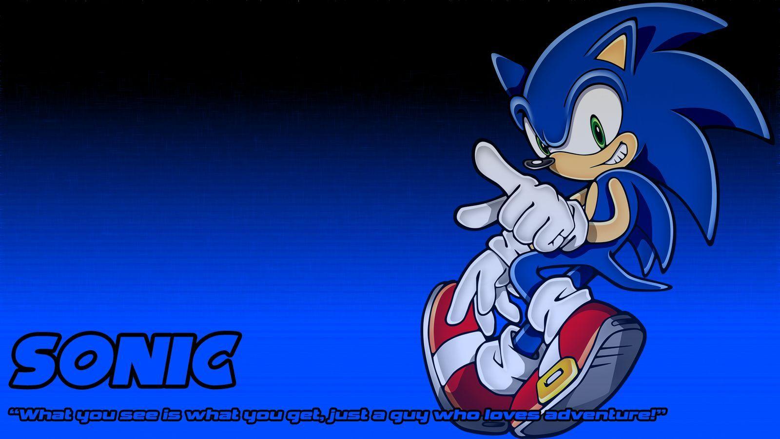 1600x900 Sonic Desktop Wallpaper