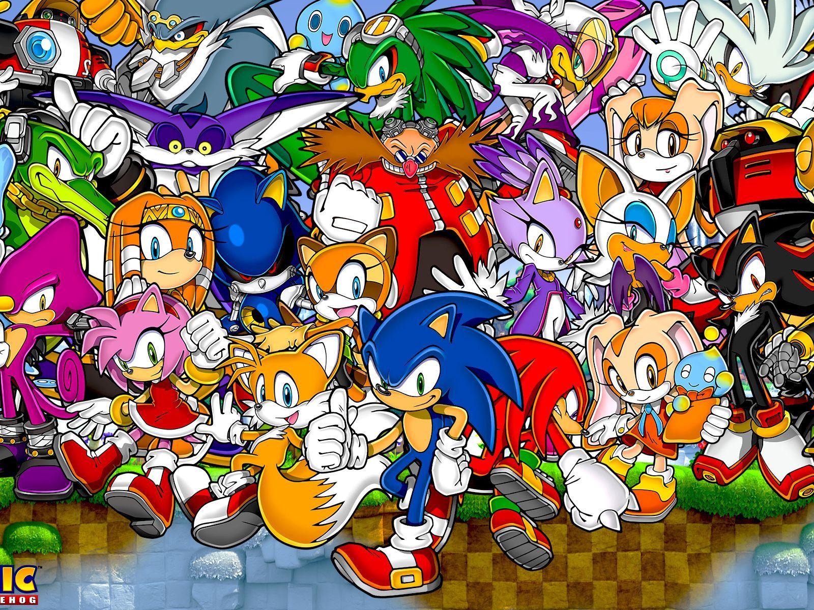 1600x1200 Sonic Anime Wallpaper