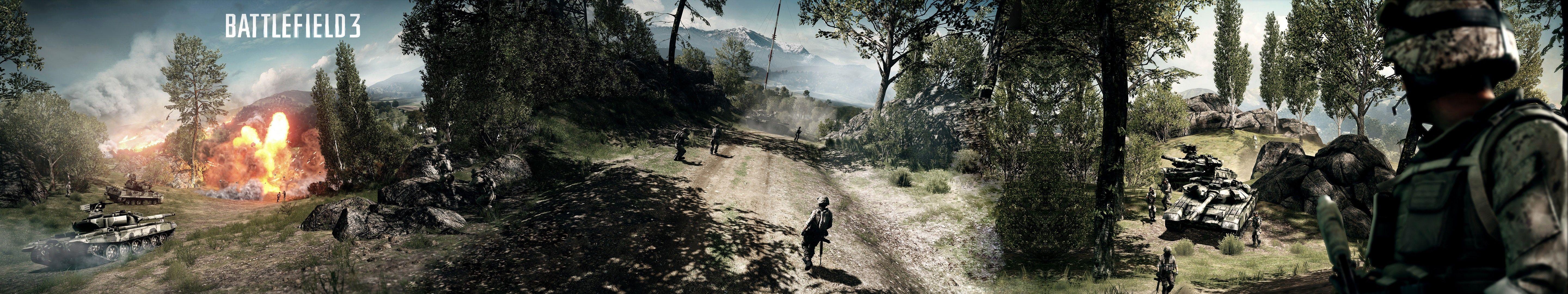 5760x1080 video games, Battlefield Eyefinity wallpaper